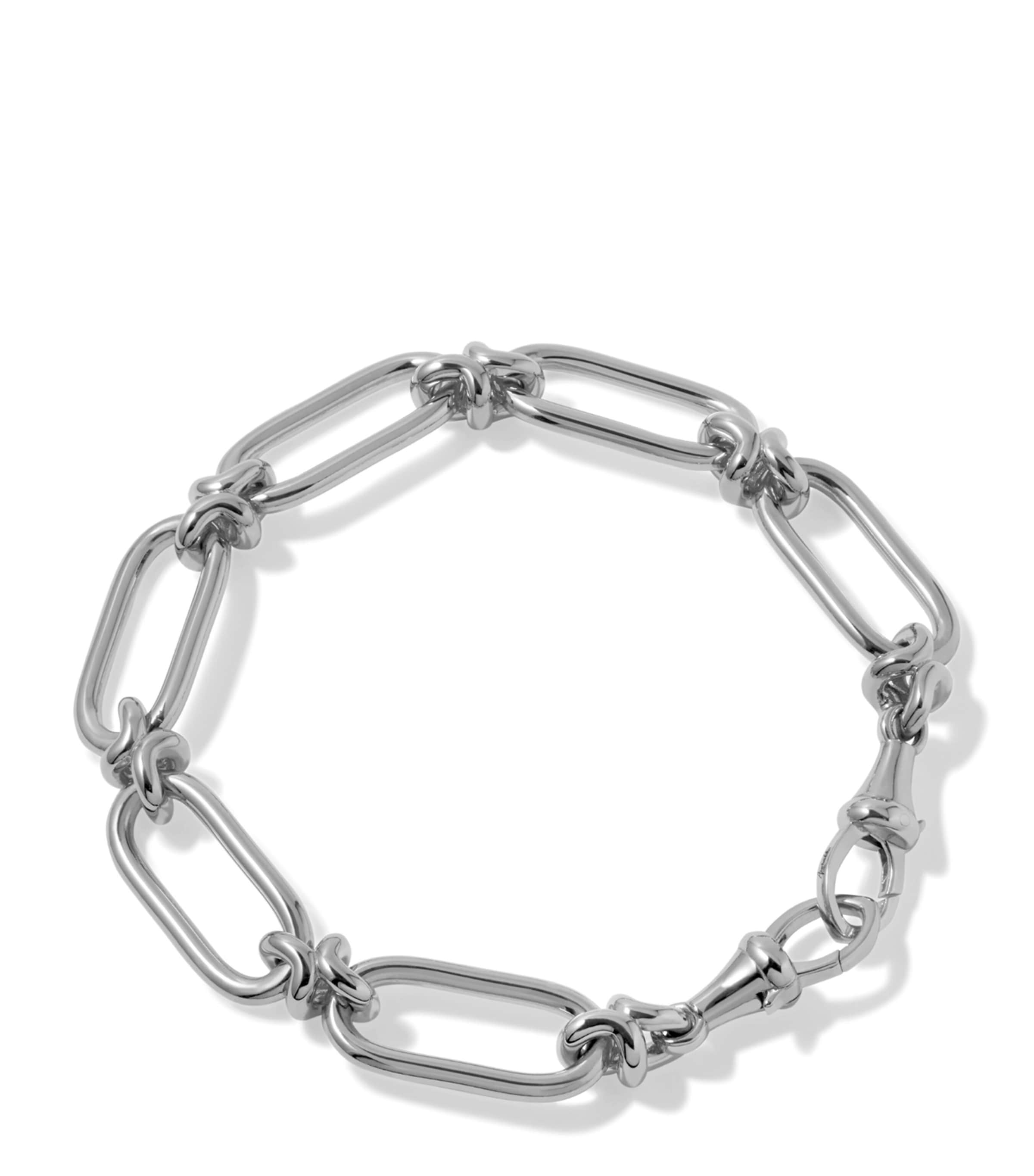 Annoushka White Gold Knuckle Heavy Chain Bracelet