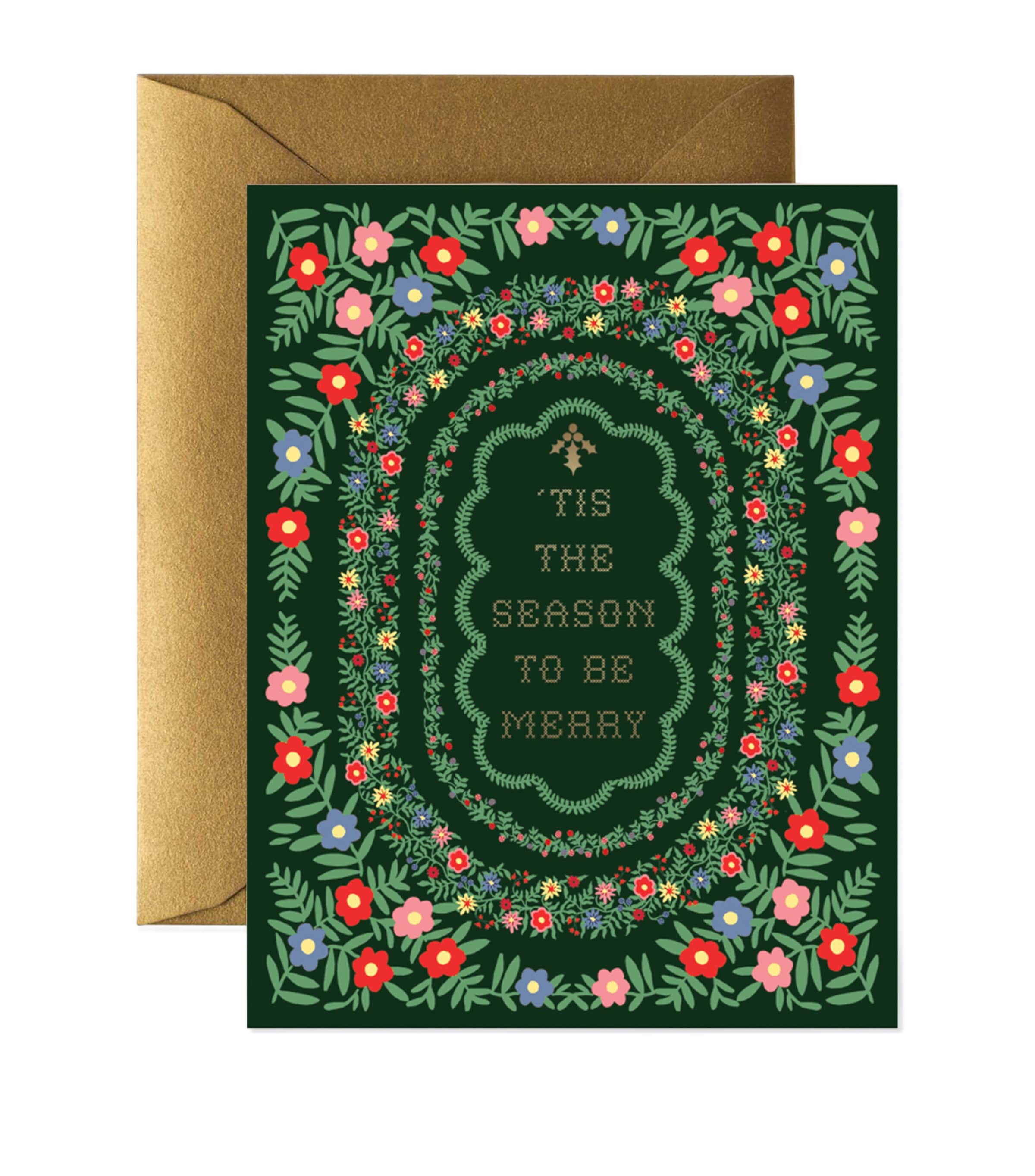 Rifle Paper Co. Alpine Floral Christmas Card Mixed