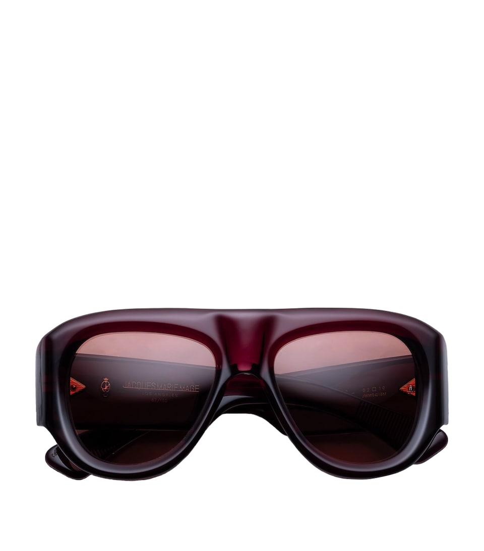 Jacques Marie Mage Acetate Bel-Air Sunglasses Amarena