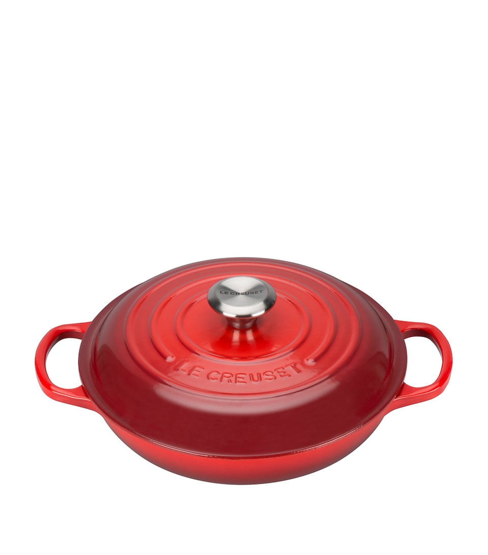 Cast Iron Shallow Round Casserole Dish (26cm)