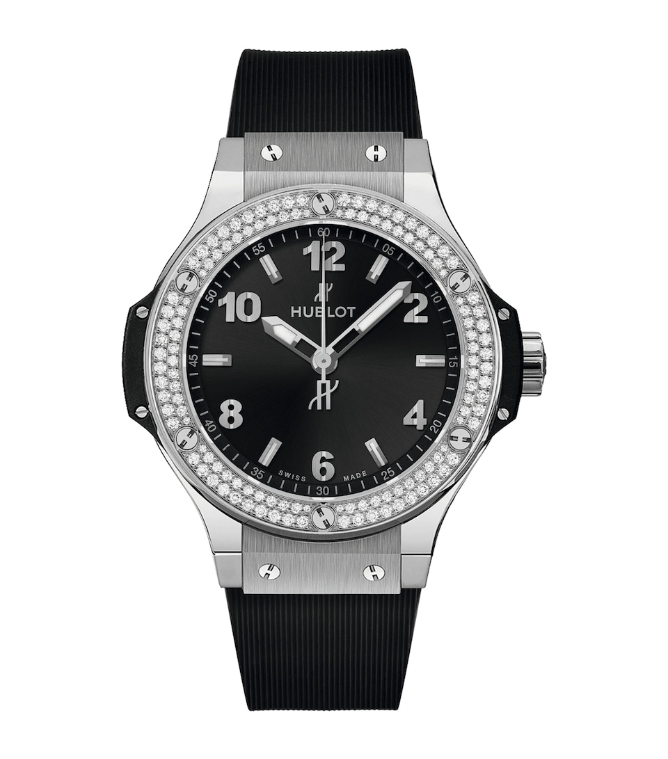 Stainless Steel and Diamond Big Bang Watch 38mm