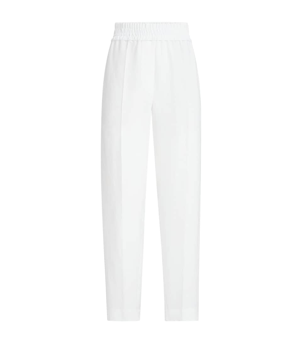 Brunello Cucinelli Womens Twill Straight Trousers
