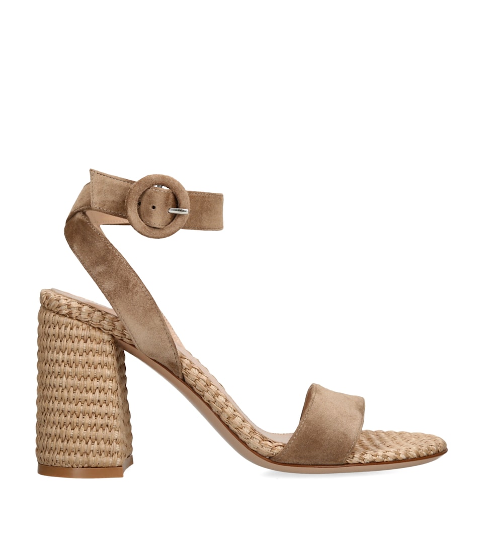 Suede Luana Heeled Sandals 85