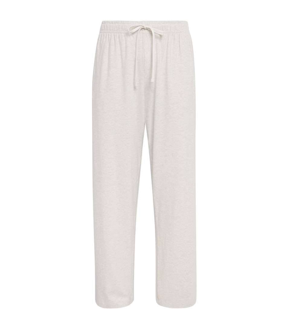 Skims Mens Cotton Relaxed Sweatpants Chalk Heather
