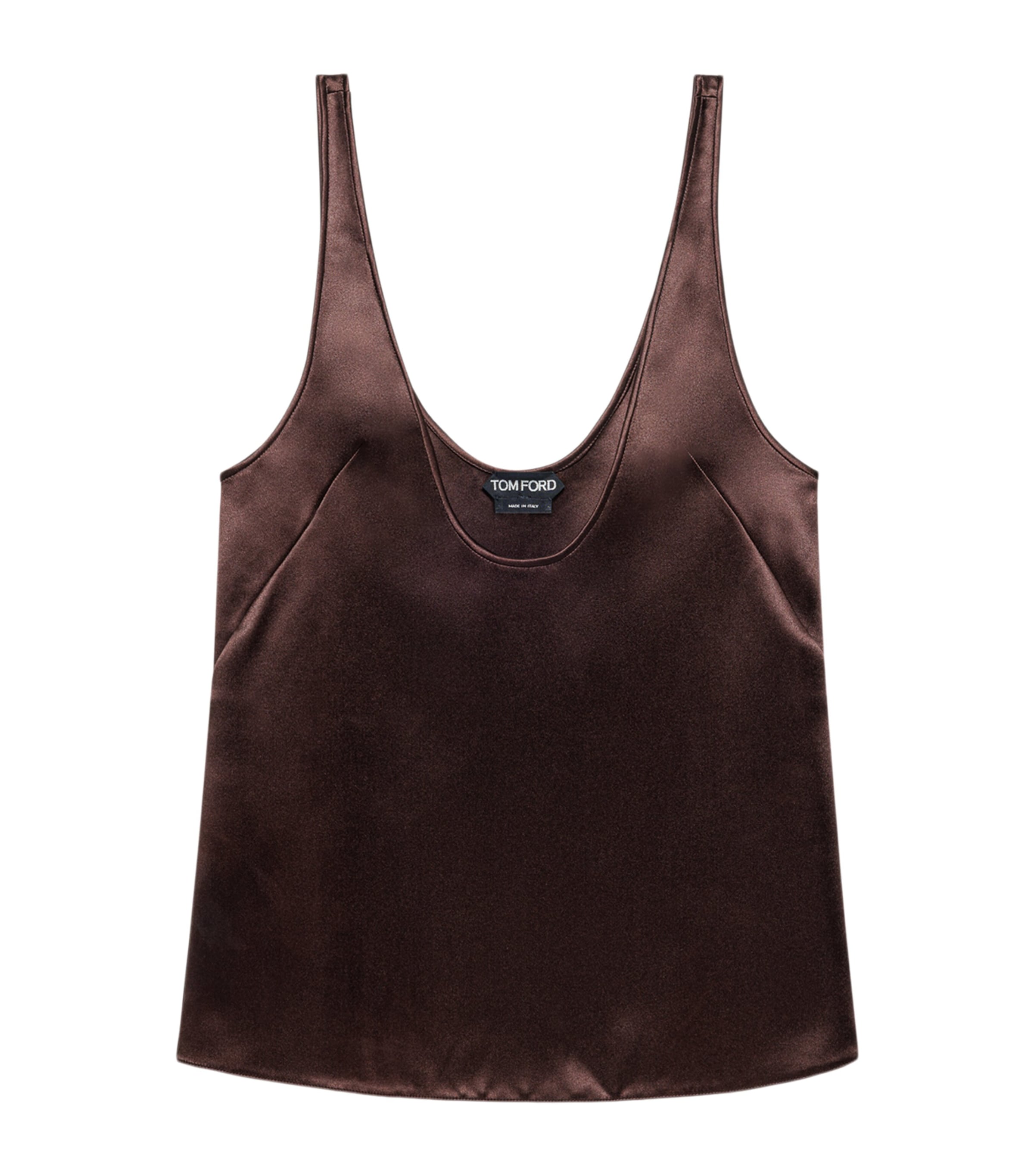 TOM FORD Womens Silk Plunge-Neck Tank Top Ear
