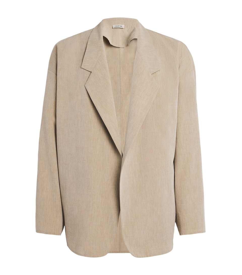 Virgin Wool-Cotton Unlined California Blazer