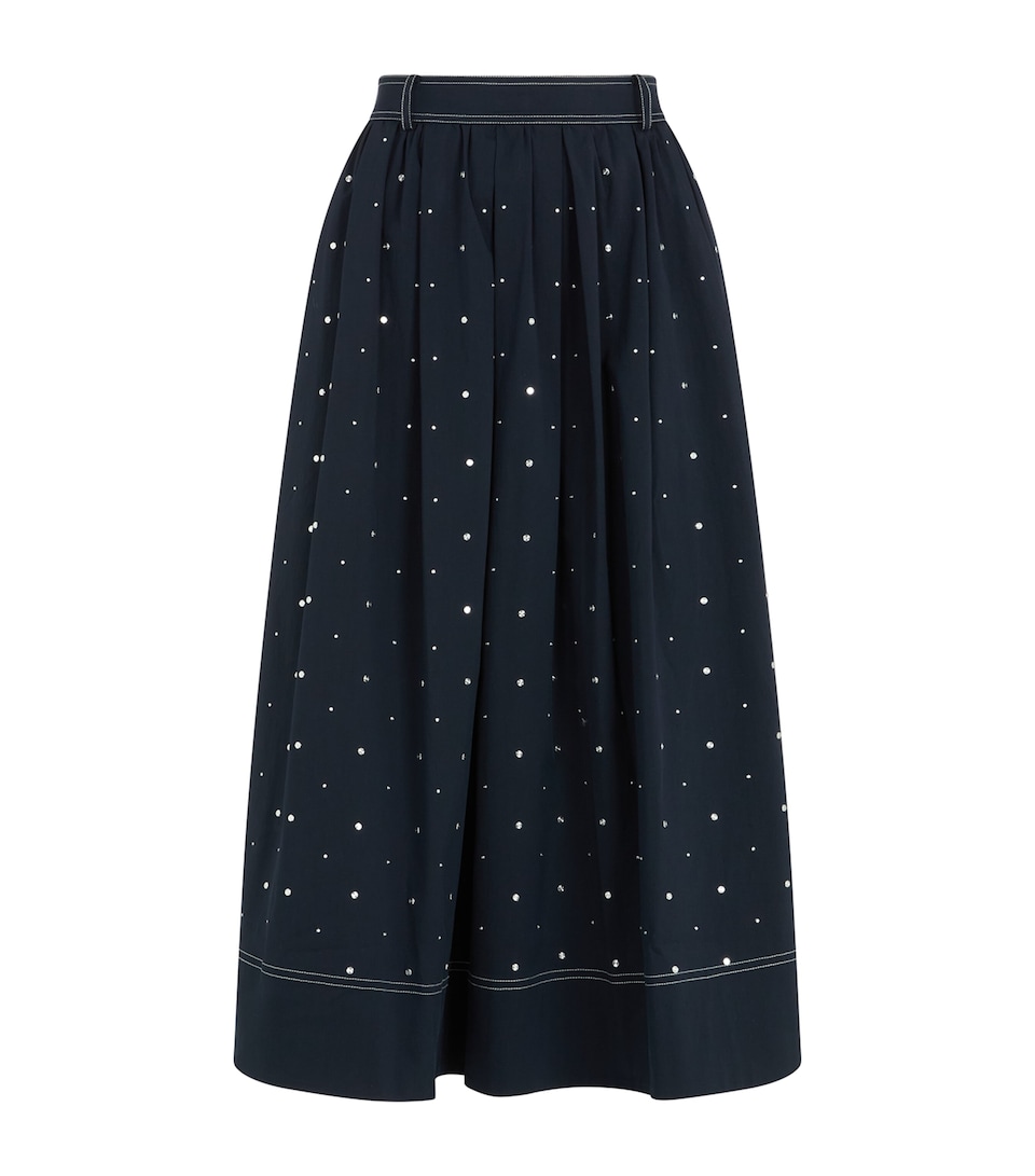 Studded Midi Skirt