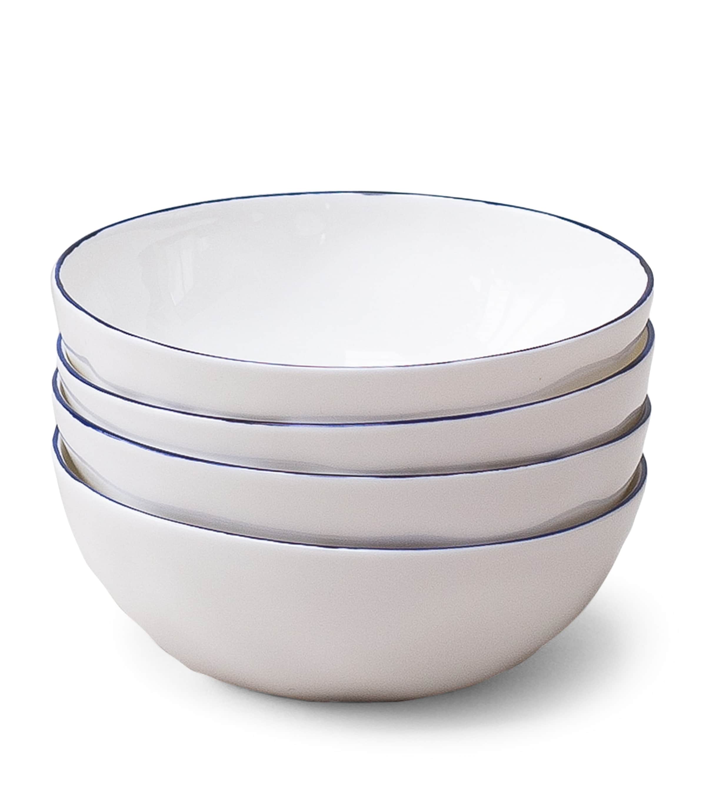FELDSPAR Set of 4 Cobalt Cereal Bowls (16cm) Cobalt (blue)