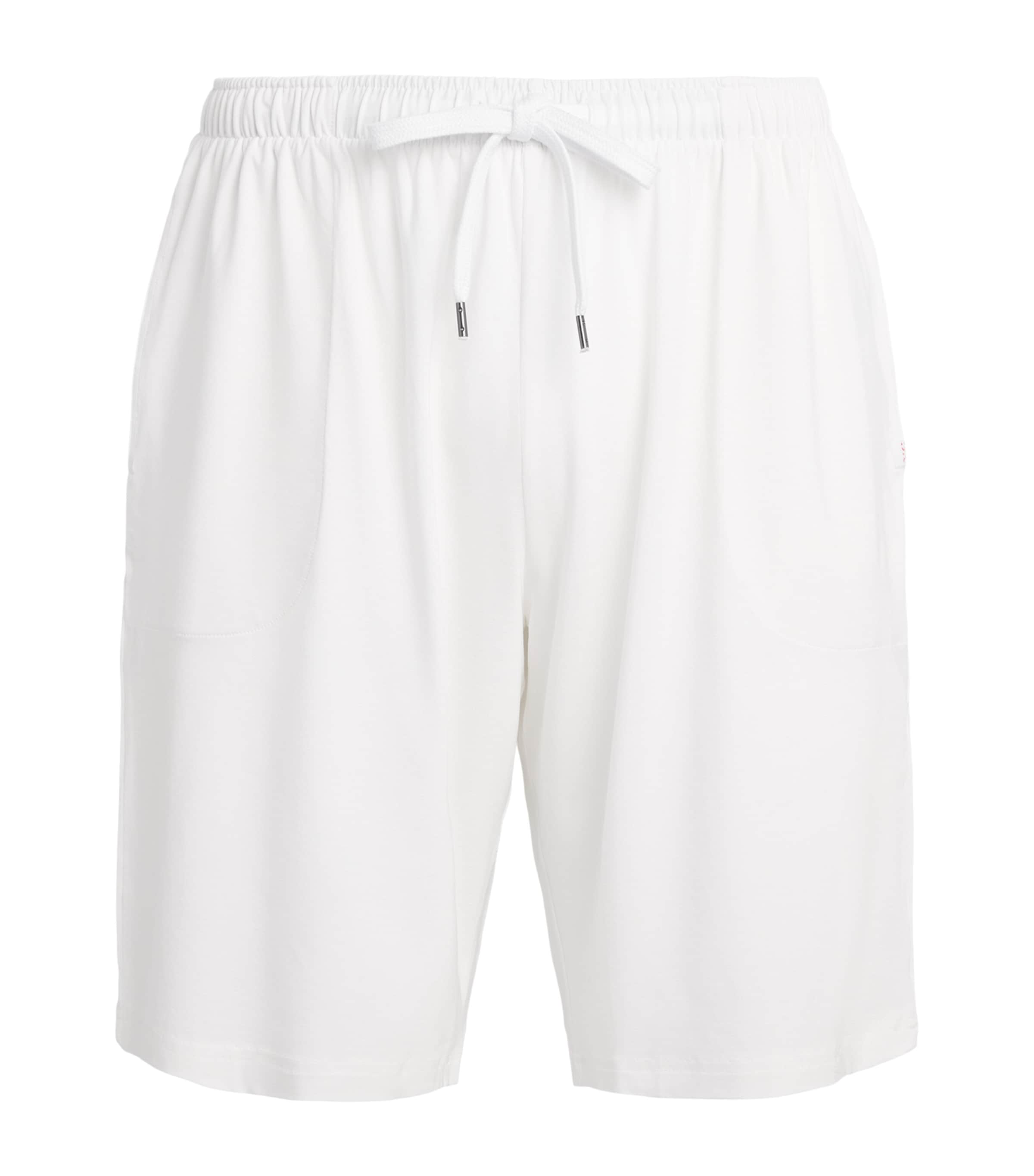 Derek Rose Mens Micromodal Basel Sweatshorts Whi