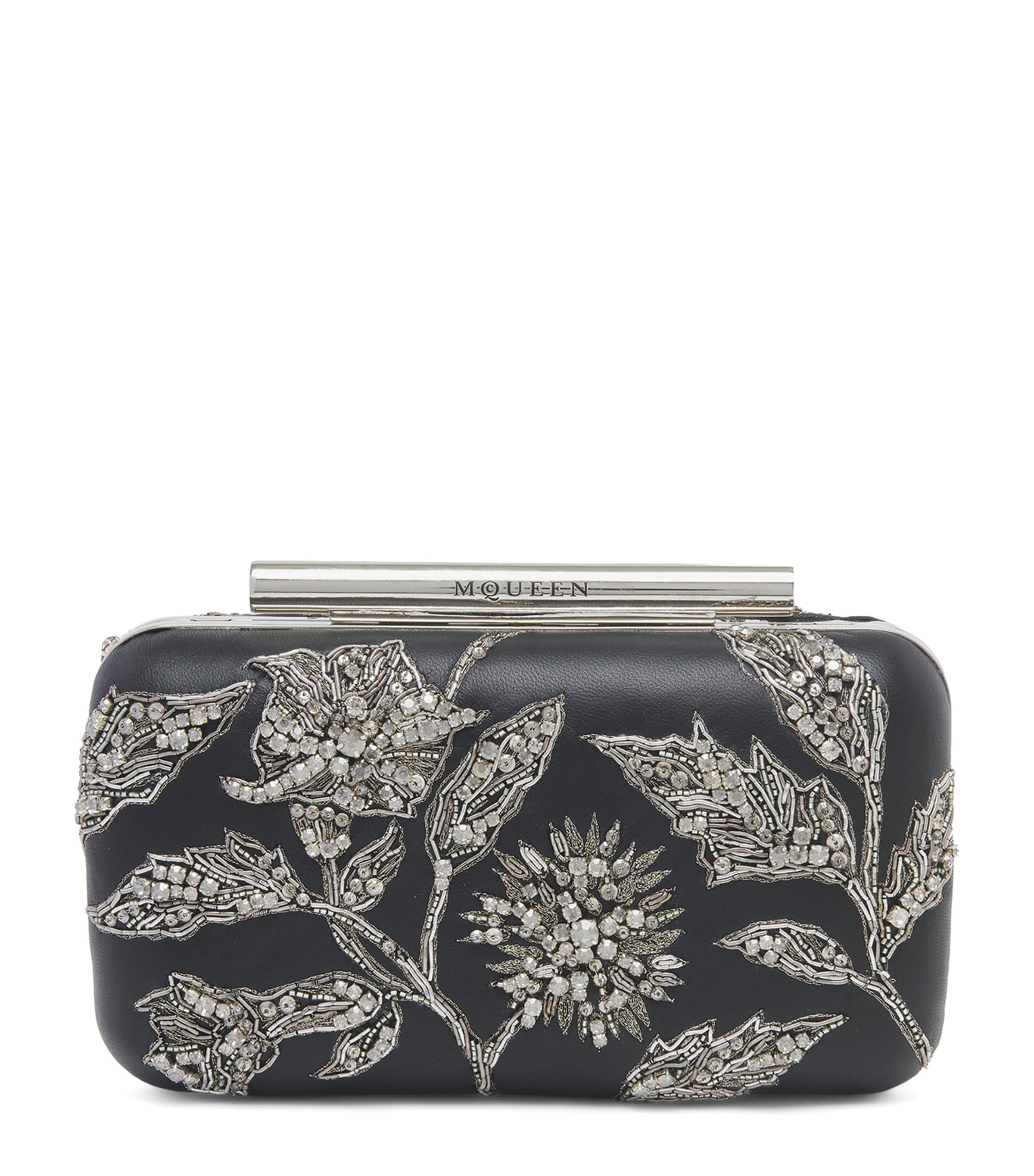 Embellished T-Bar Box Clutch Bag