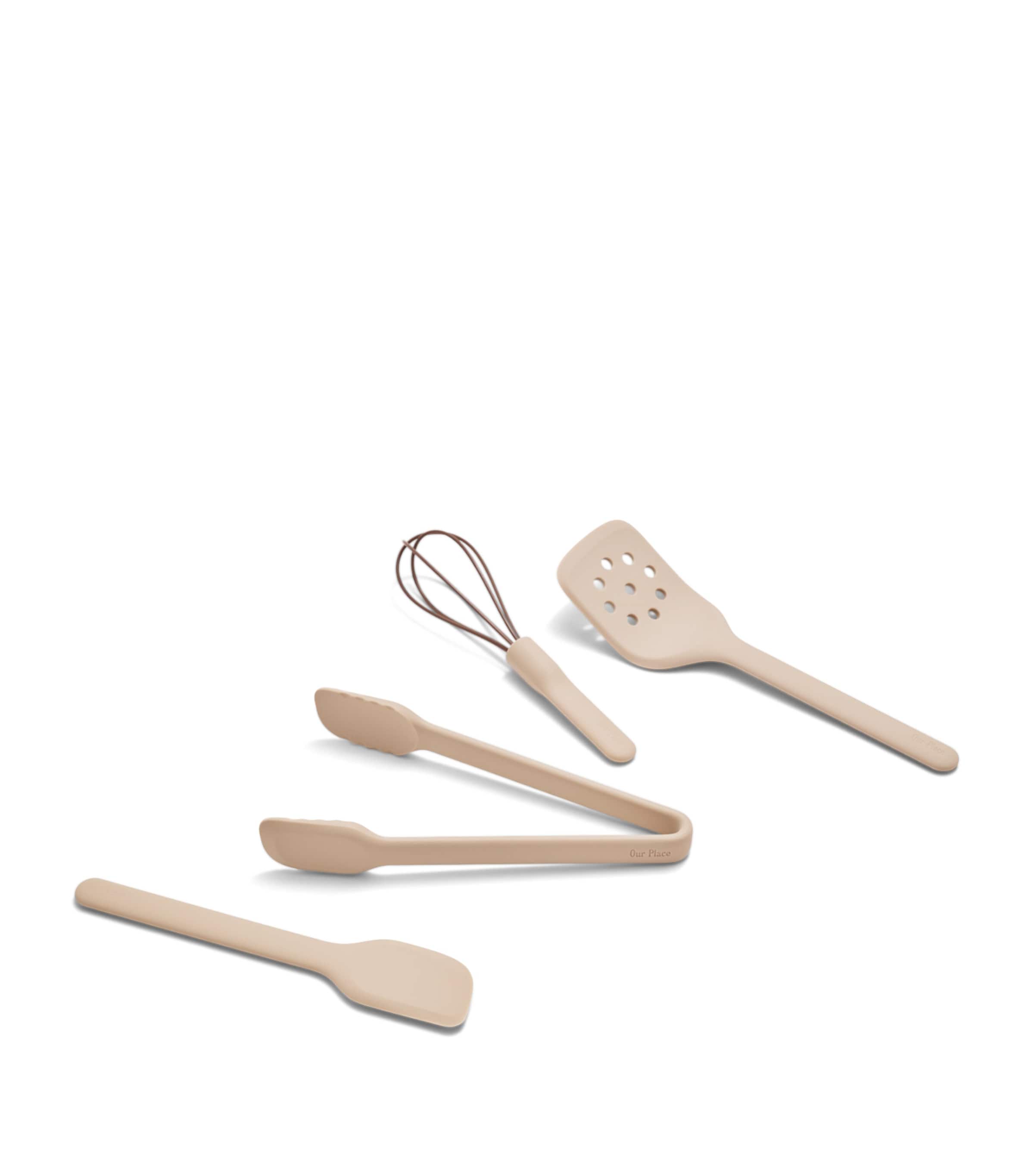 OUR PLACE Mini Silicone Utensils Set Cream