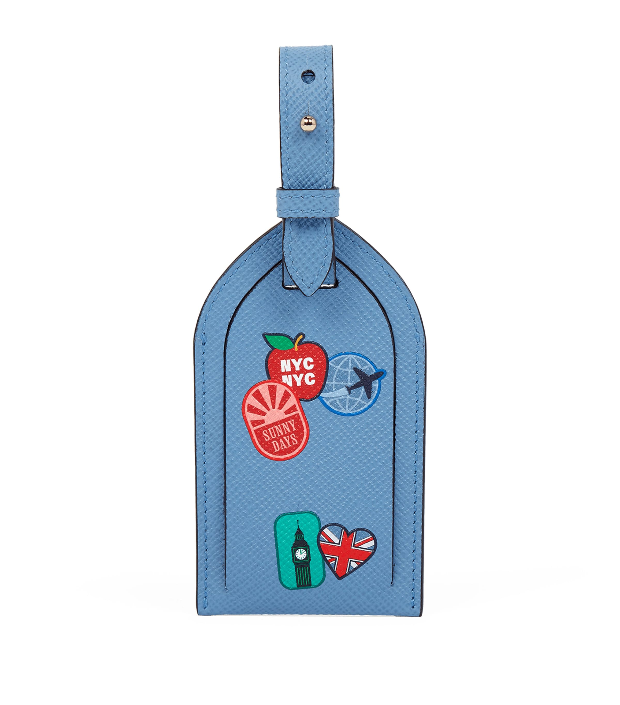Panama Leather Stickers Luggage Tag