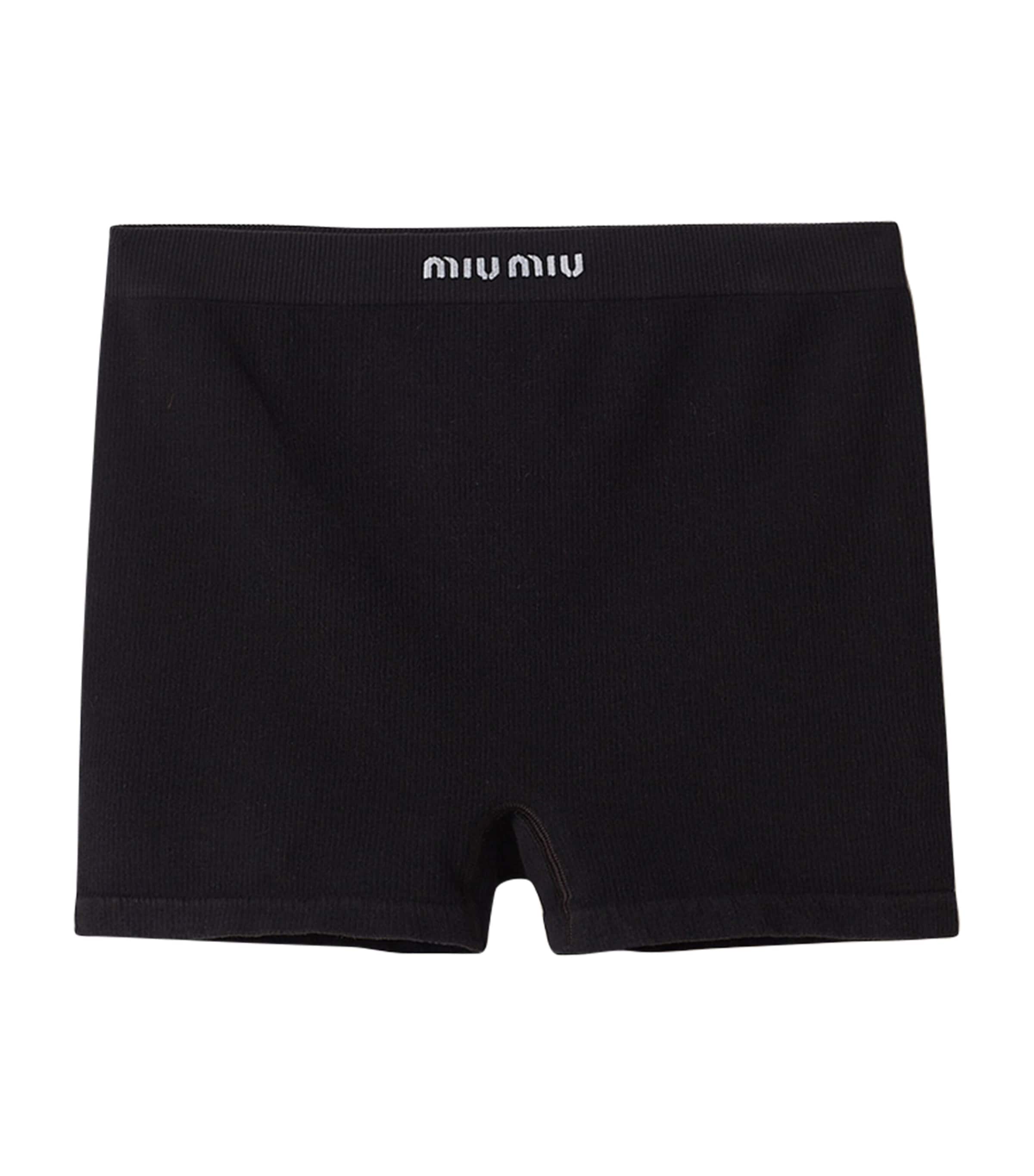 Ribbed Seamless Boxer Shorts