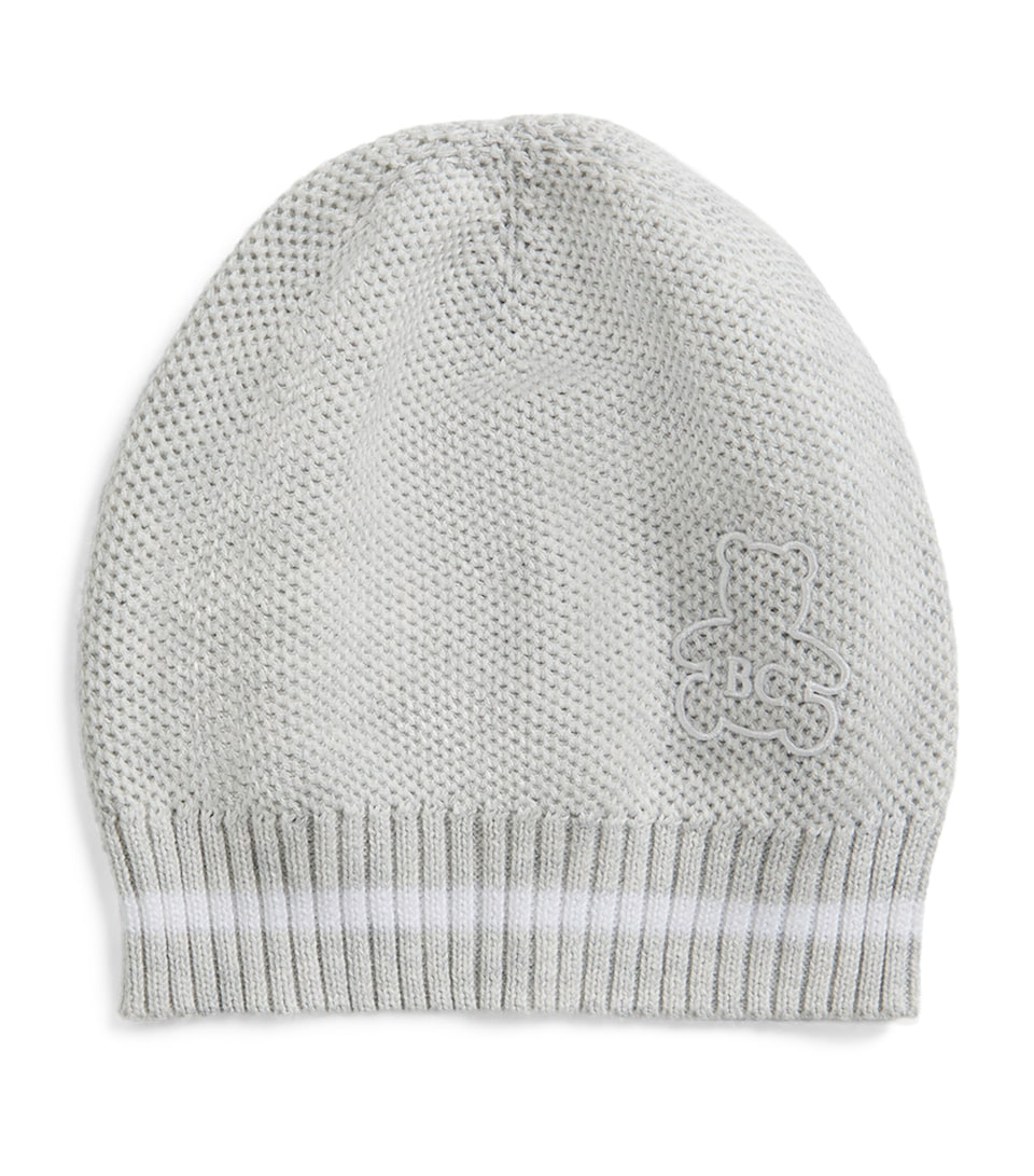Cotton Embroidered Bernie Beanie