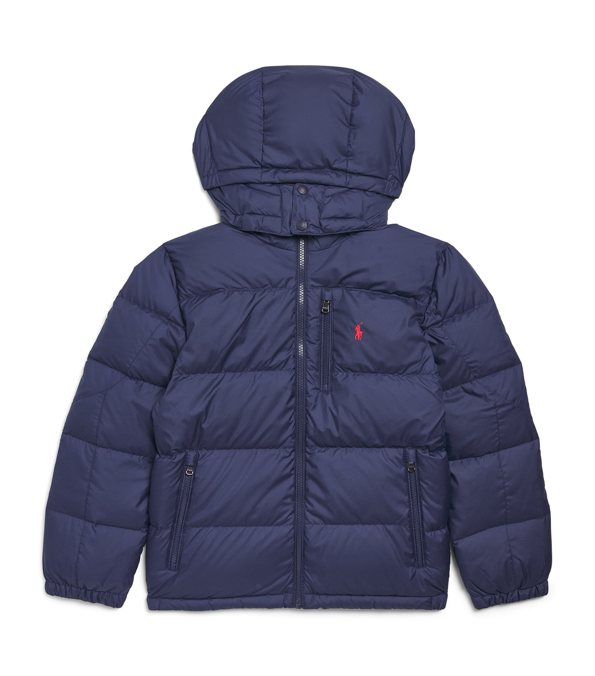 Ralph Lauren Kids Hooded Puffer Jacket (6-14 Years) Navy