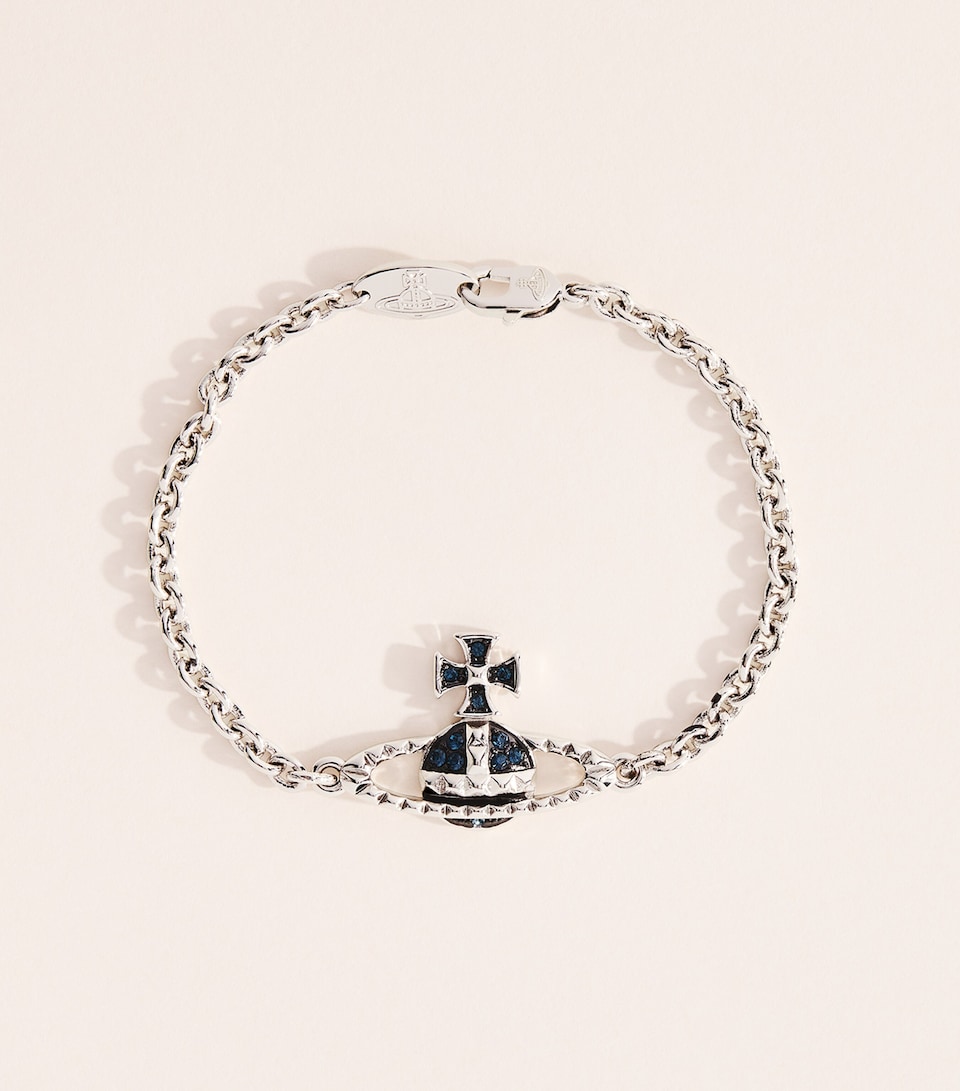Vivienne Westwood Mayfair Bas Relief Bracelet Rhod/gnm/mon Cr