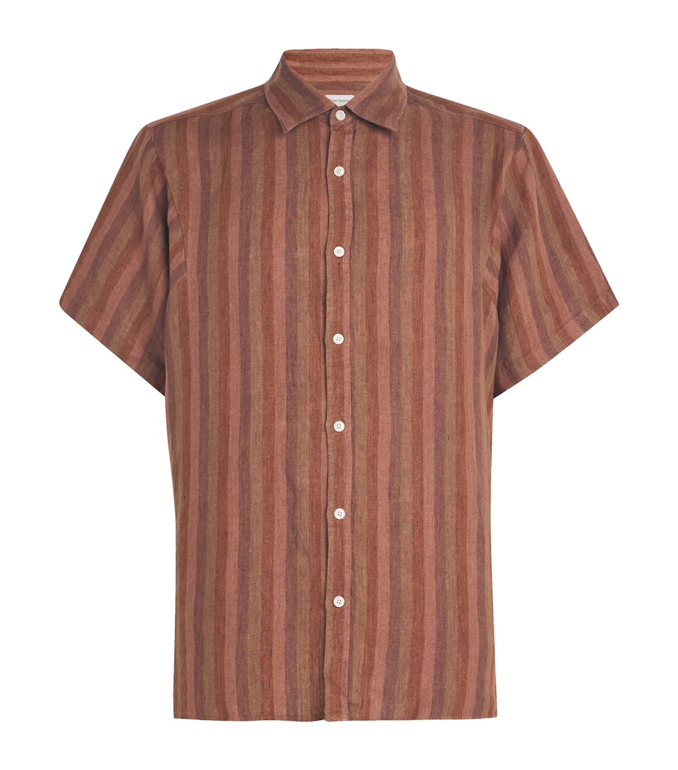 Linen Stripe Garrison Shirt