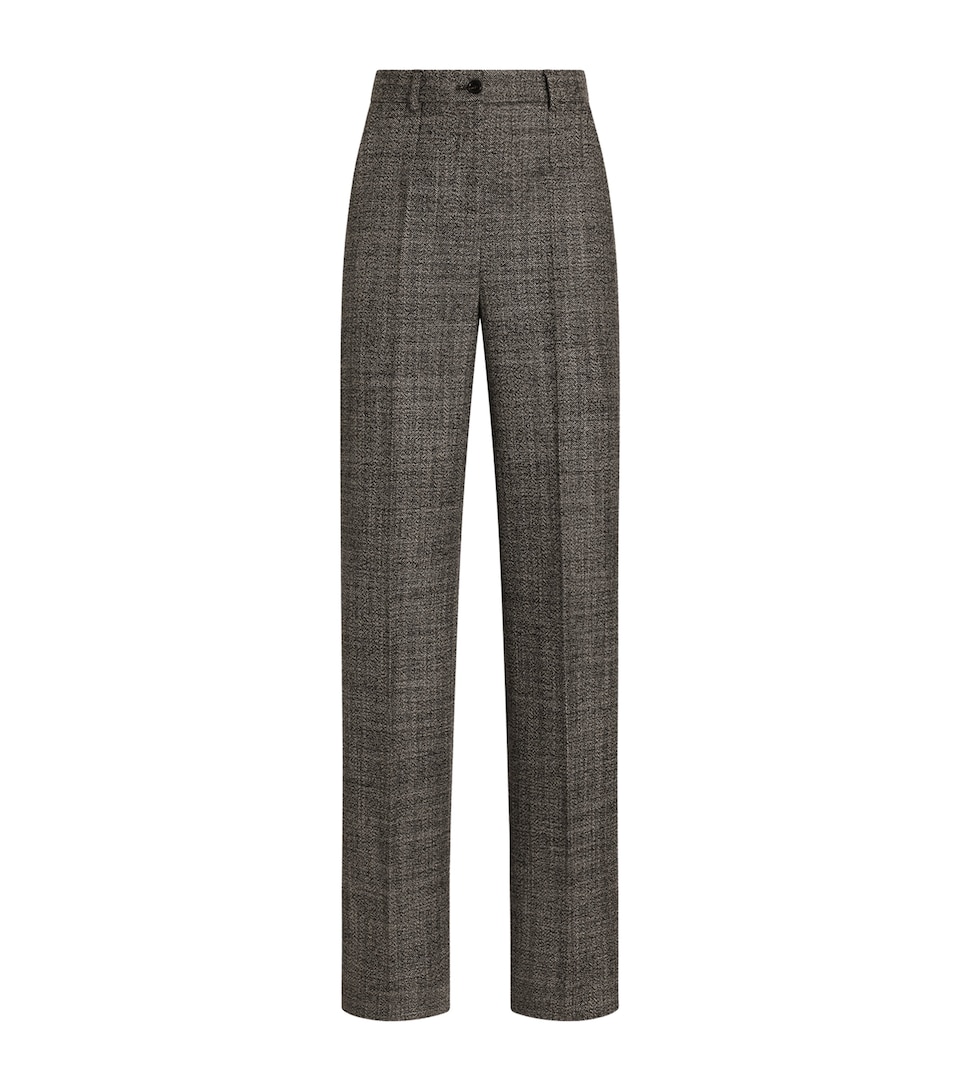 Dolce&Gabbana Womens Virgin Wool Trousers Fantasy (not