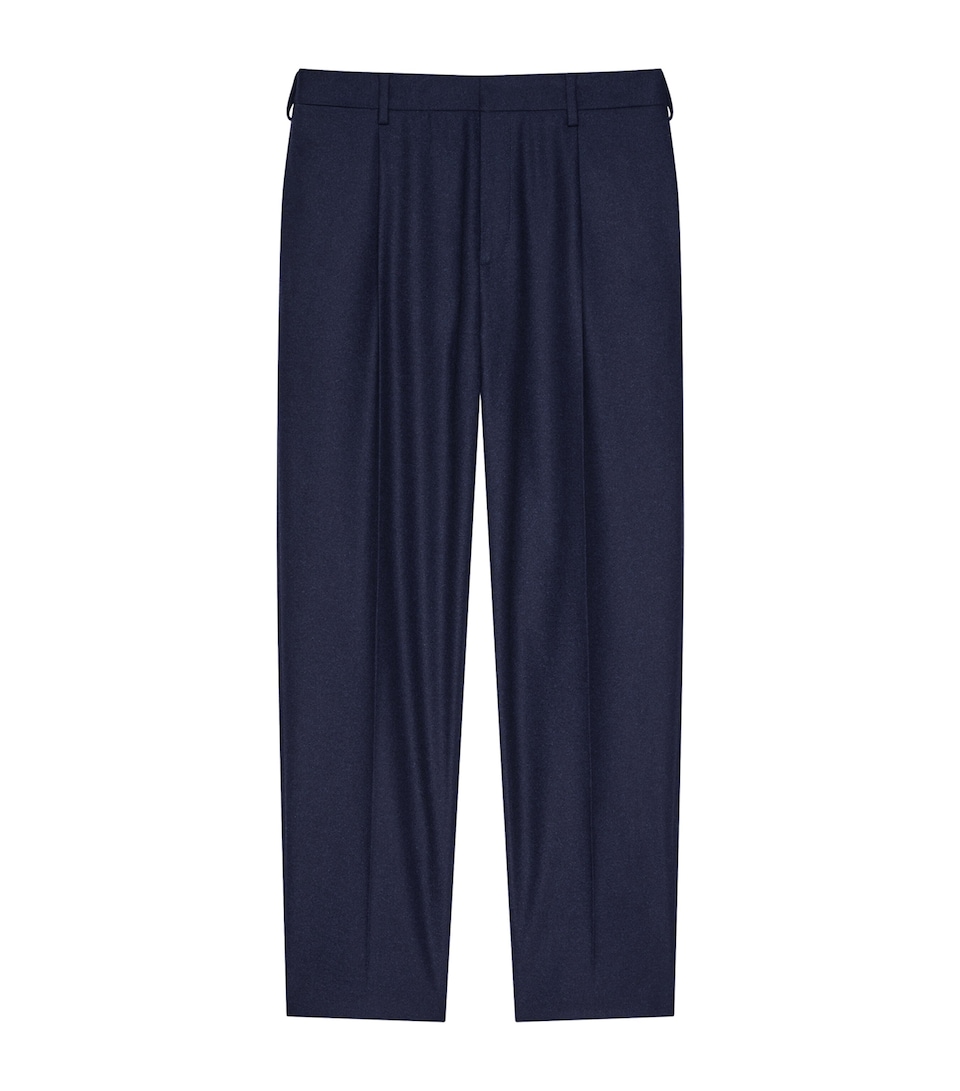 Wool Flannel Trousers