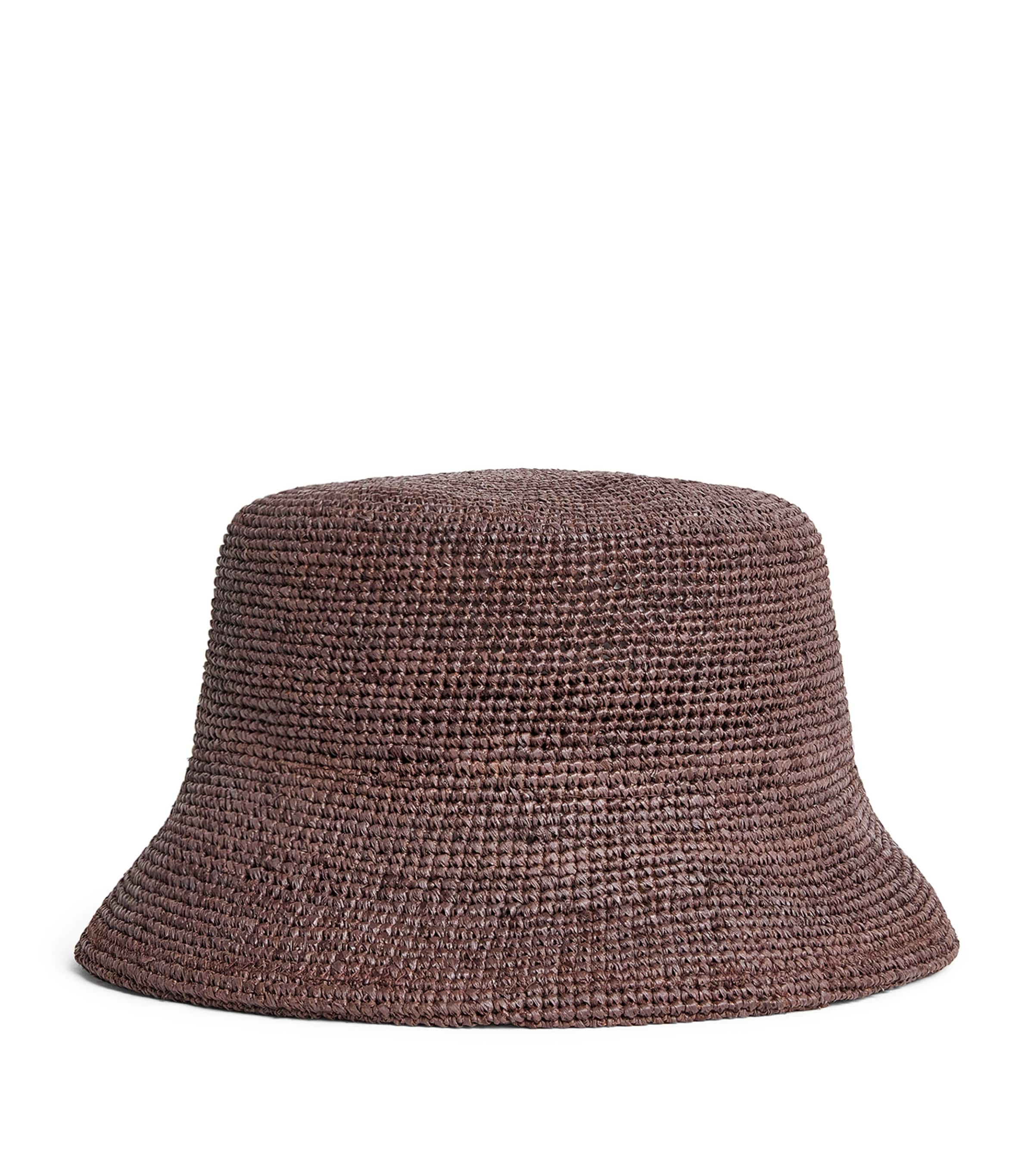 Raffia Inca Bucket Hat
