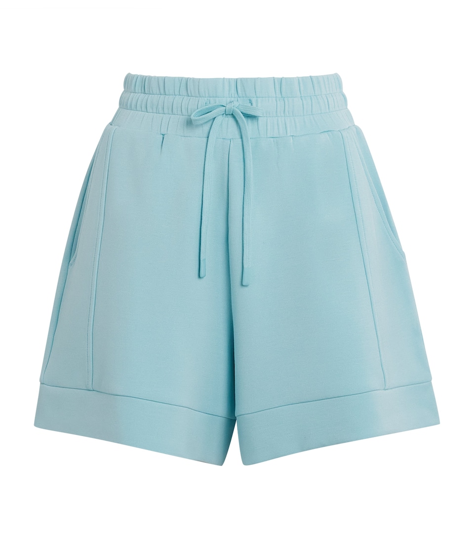 Varley Womens Atrium High-Rise Shorts Porcelain Blue
