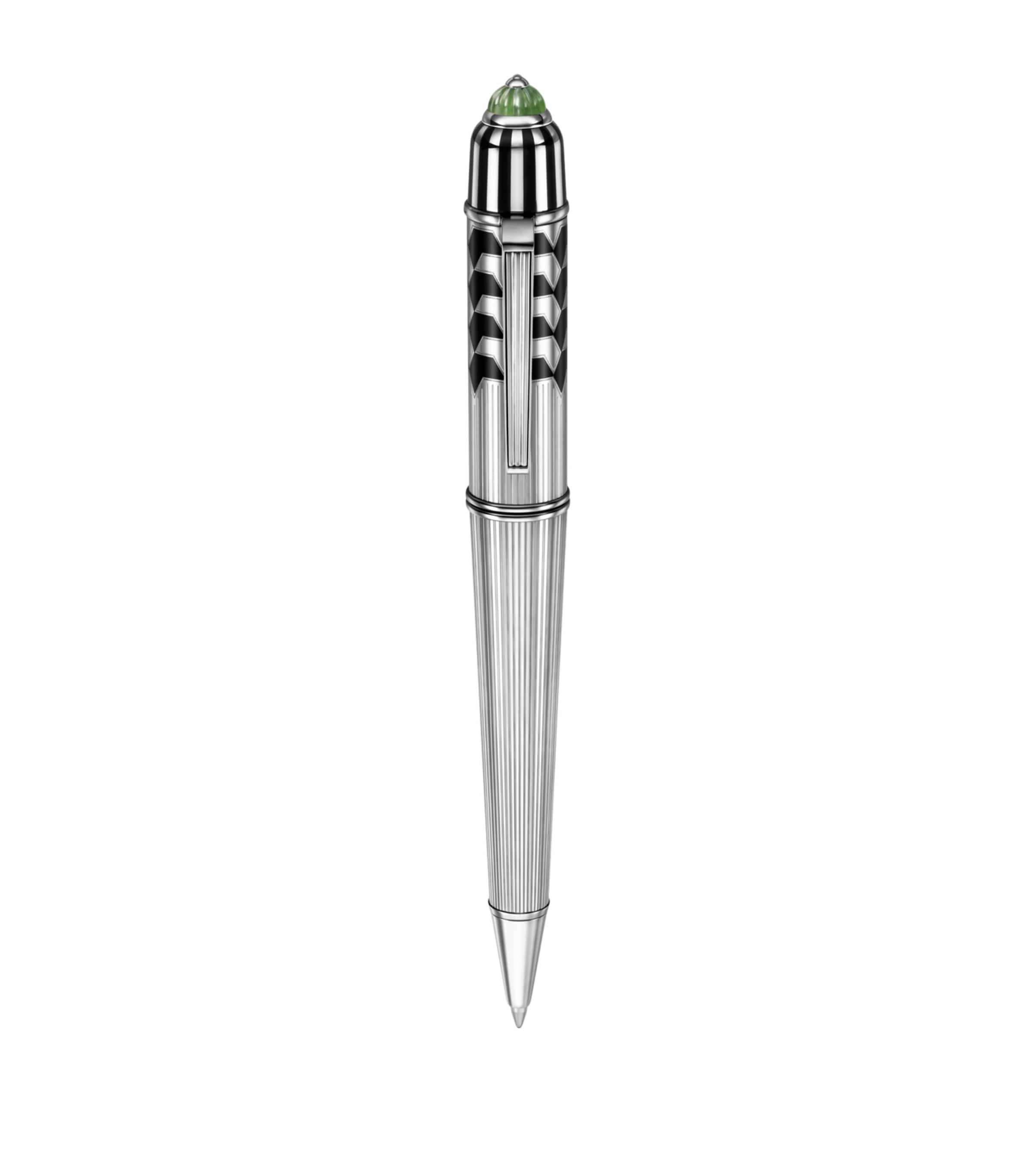Cartier Art Deco-Inspired Ballpoint Pen Grey