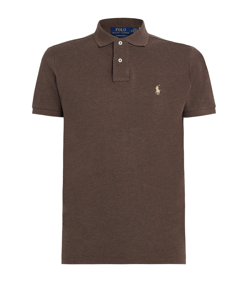 Cotton Mesh Custom-Fit Polo Shirt