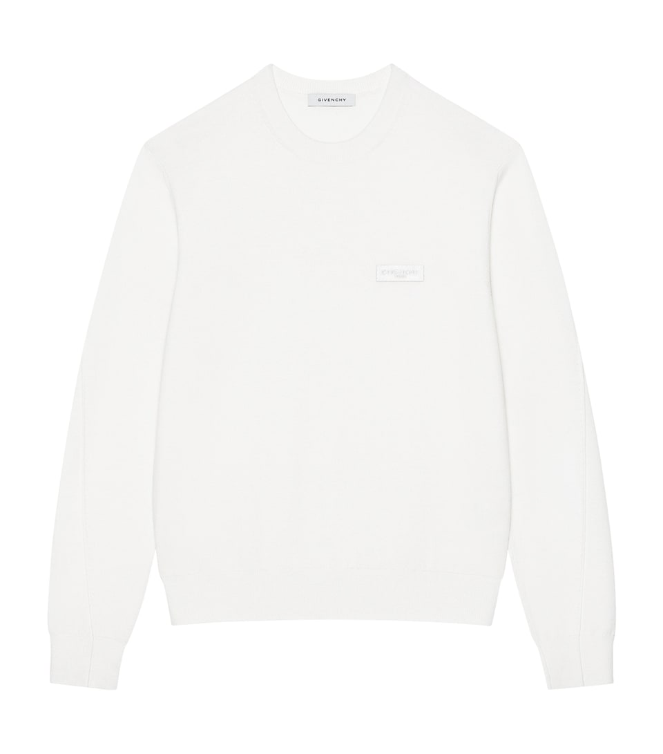 Givenchy Mens Wool Logo Sweater