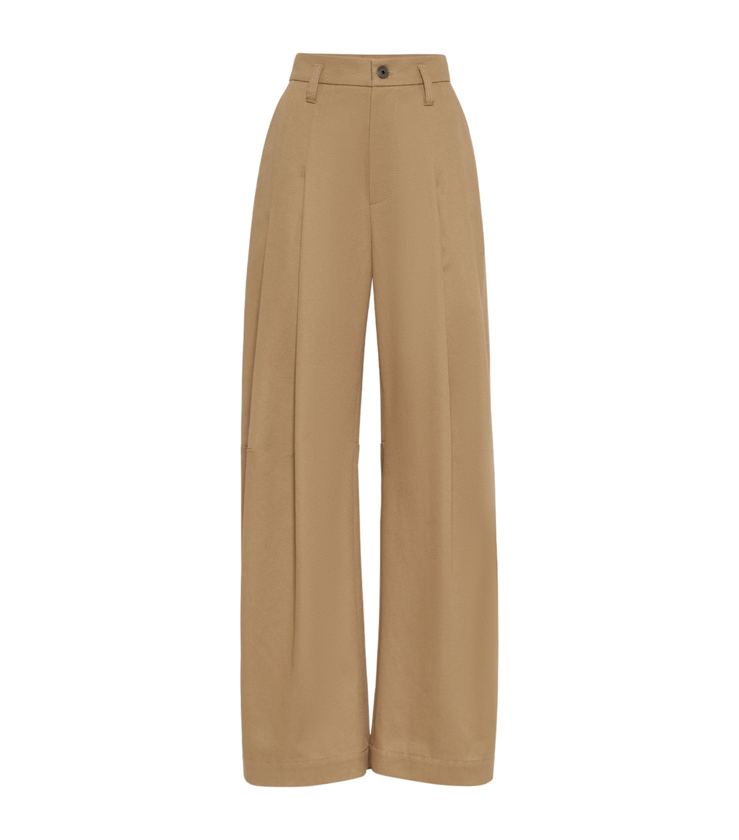 Cotton Denim Garment-Dyed Trousers