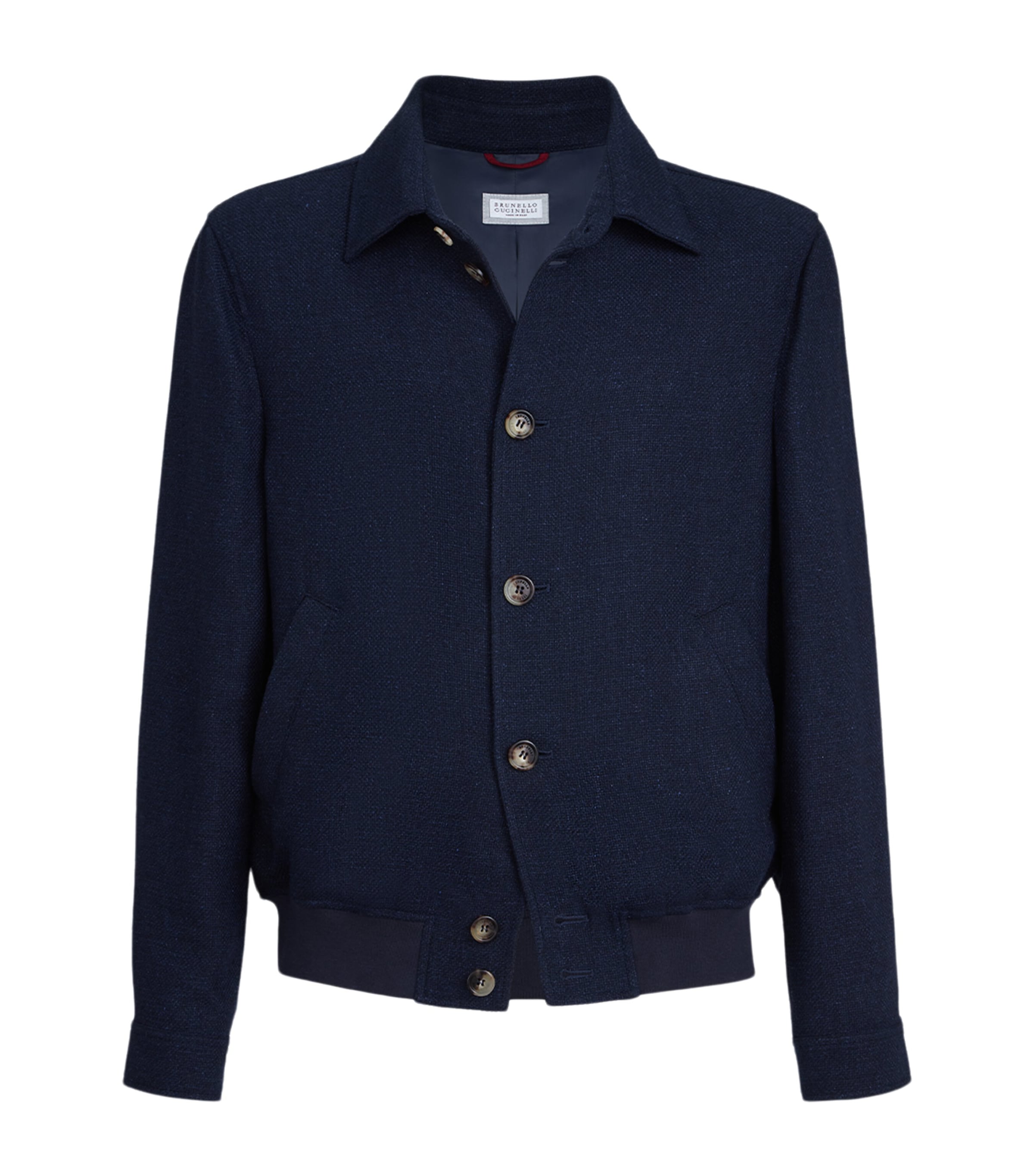 Silk-Linen-Wool Overshirt