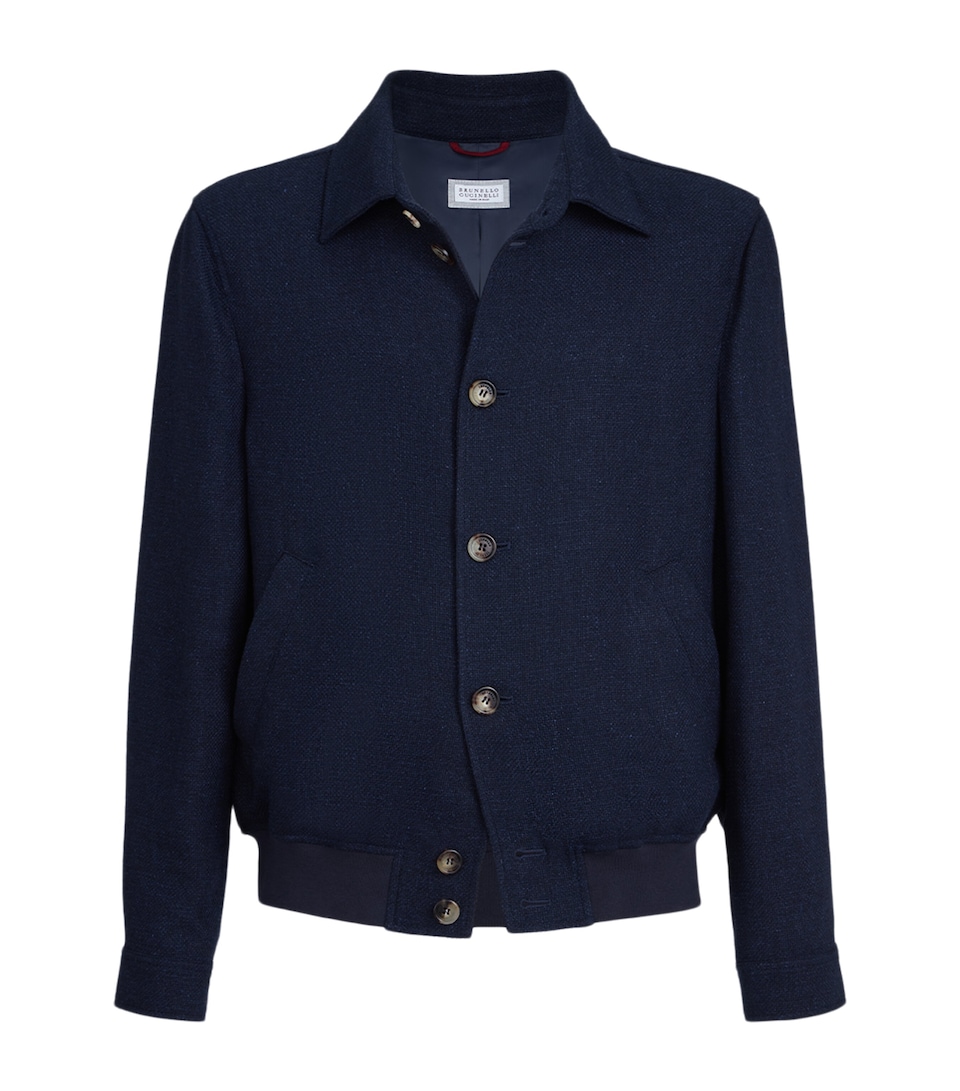 Silk-Linen-Wool Overshirt