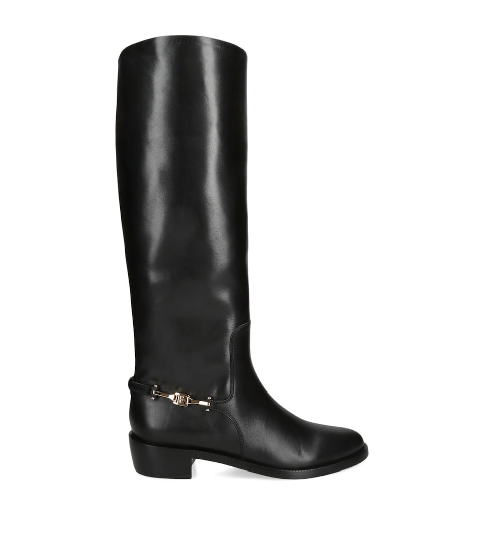 Leather Therma Heeled Boots 35