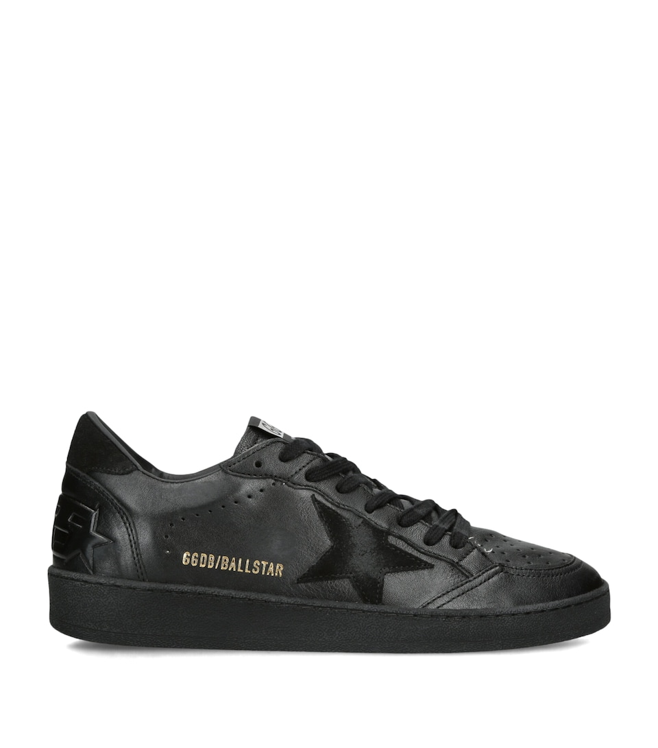 Golden Goose Nappa Leather Ball Star Sneakers Black