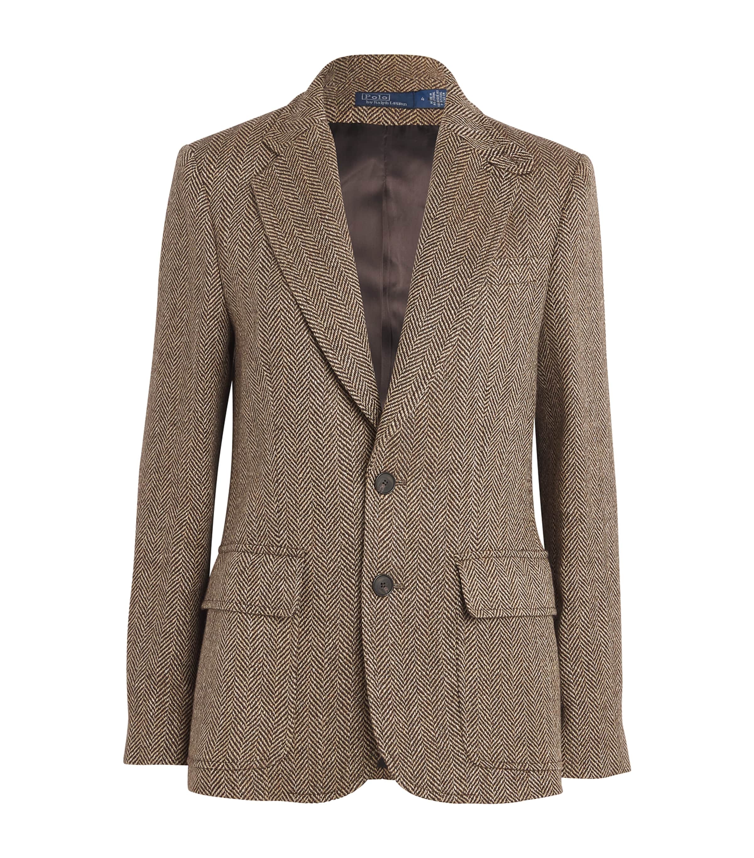 Linen-Silk-Wool Tweed Blazer