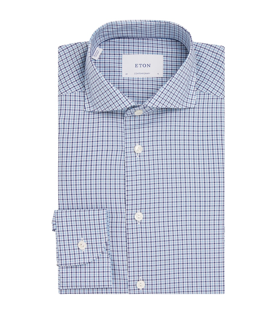 Cotton Check Signature Oxford Shirt