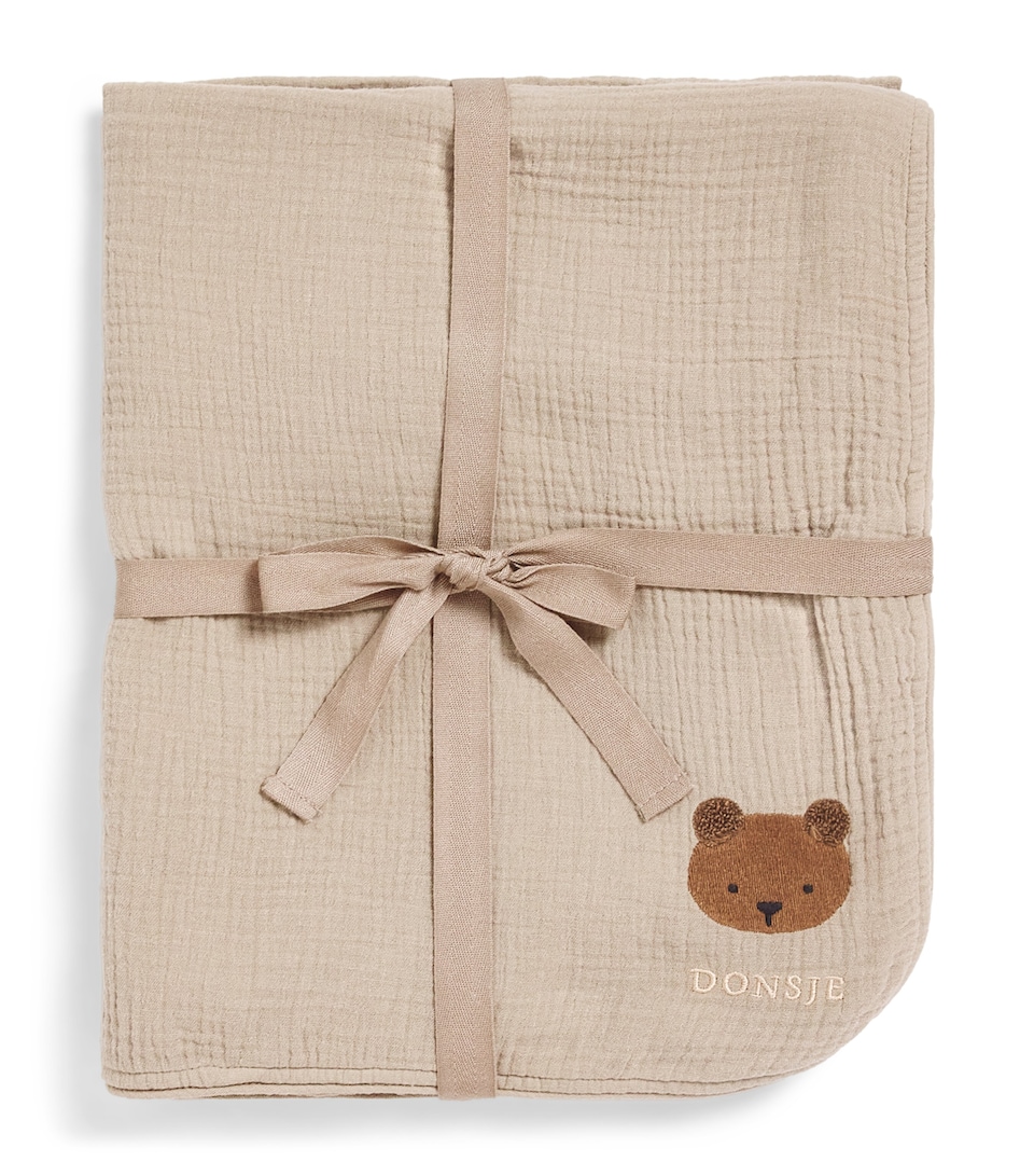 Muslin Embroidered Ploekie Blanket