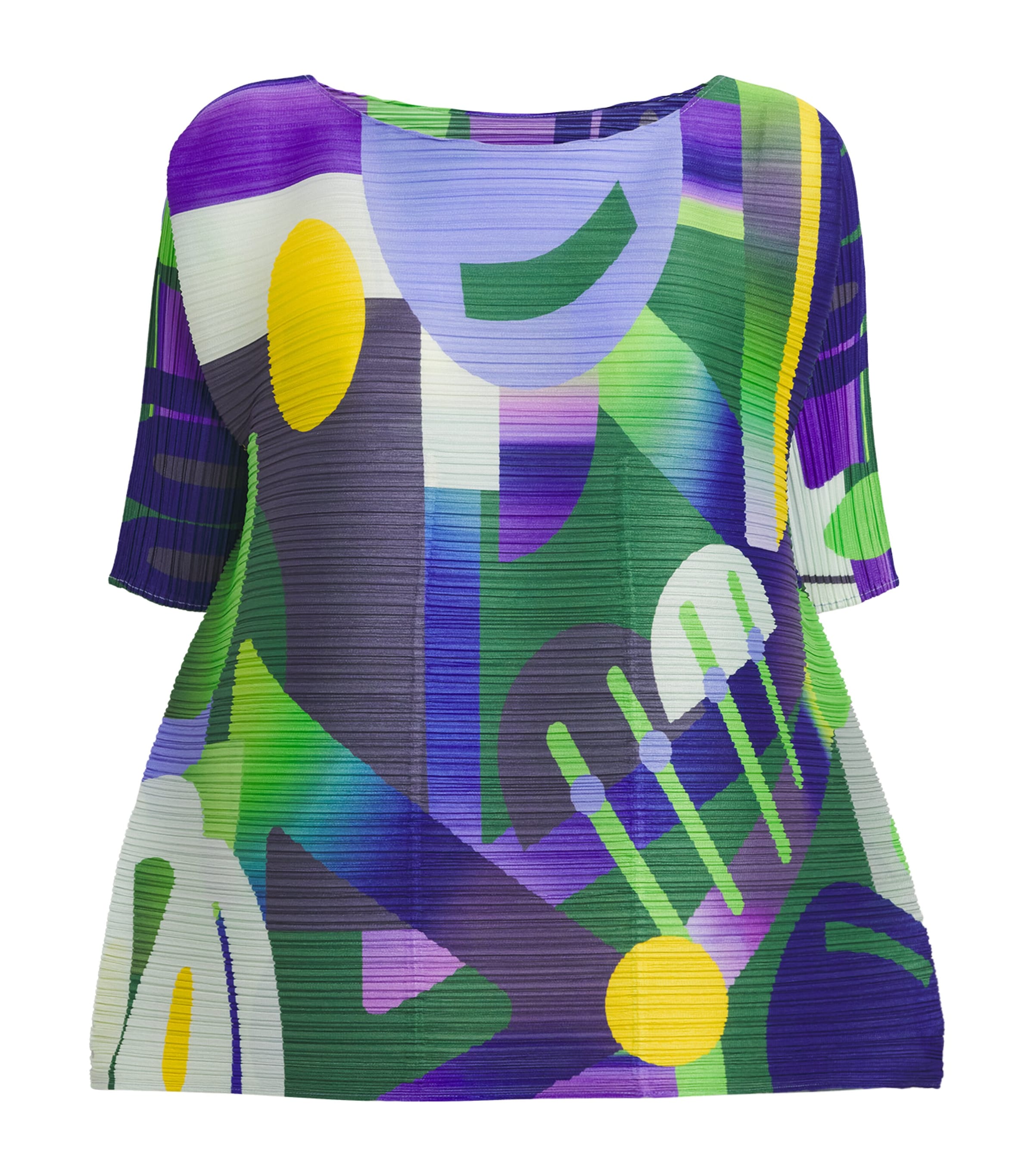 Pleats Please Issey Miyake Womens Playground Top Purple