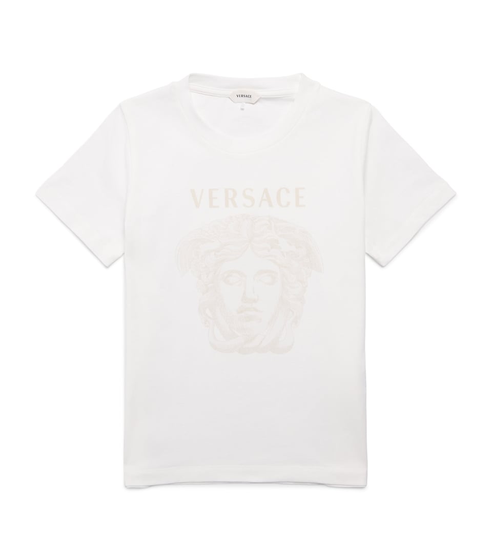 Versace Kids Cotton Logo T-Shirt (4-16 Years)