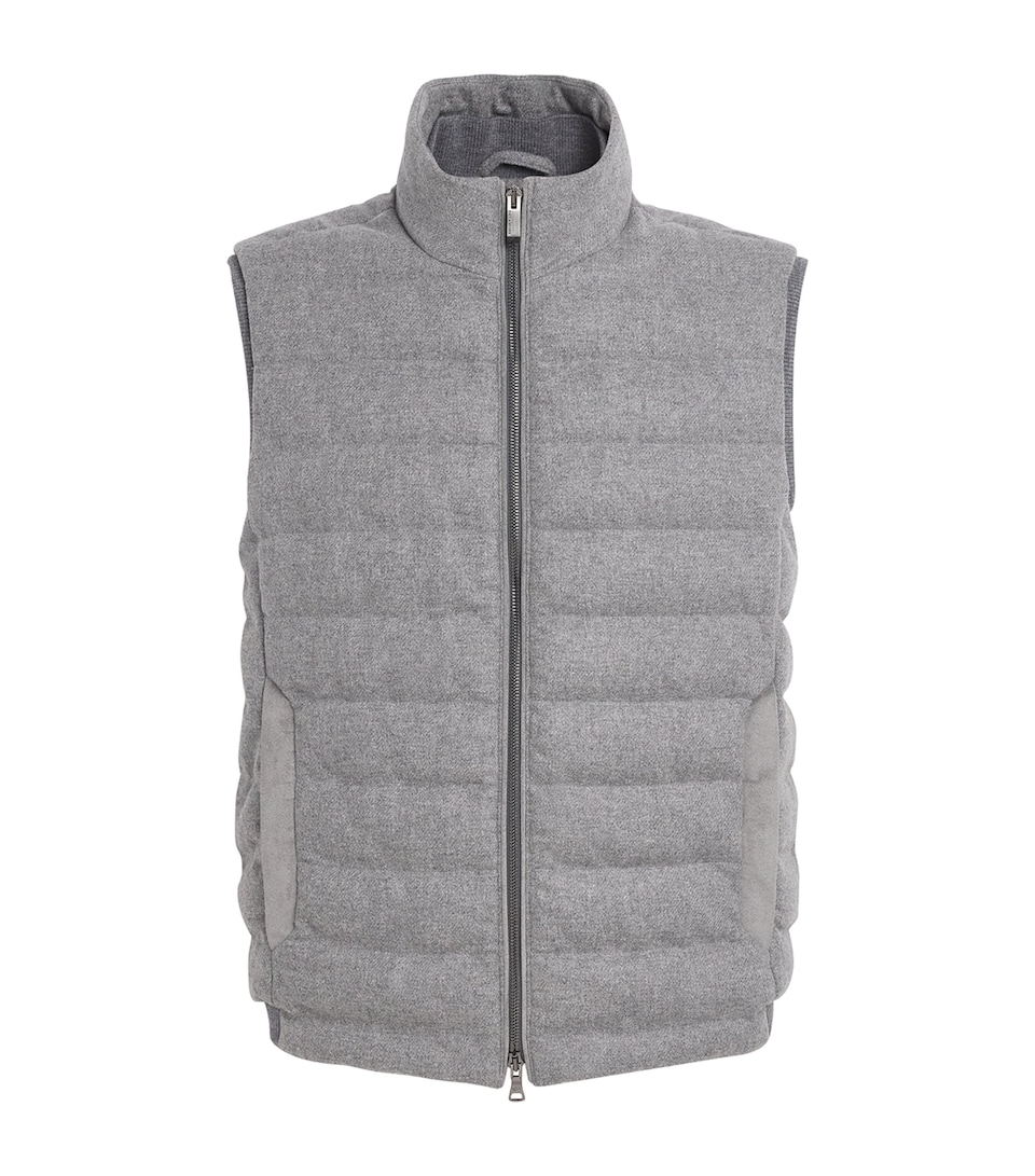 Wool-Cashmere Down Gilet