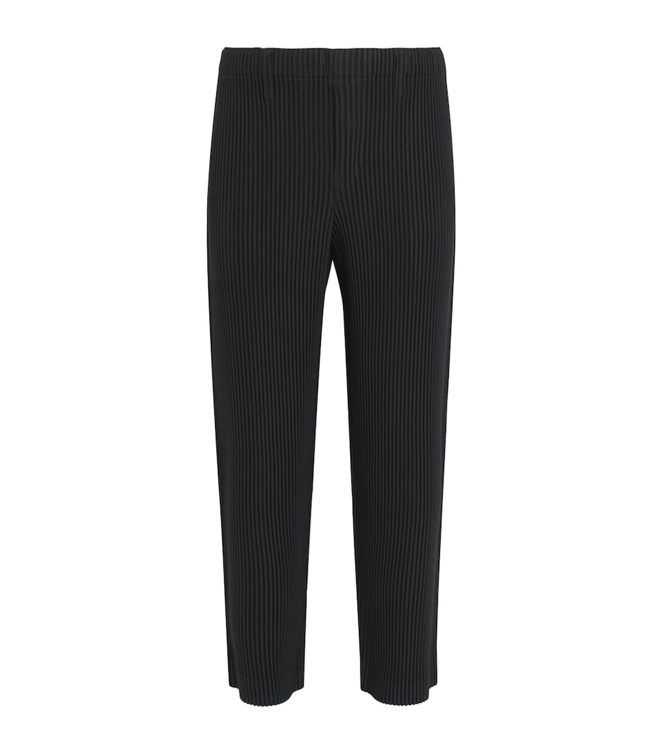 Pleated Straight Trousers