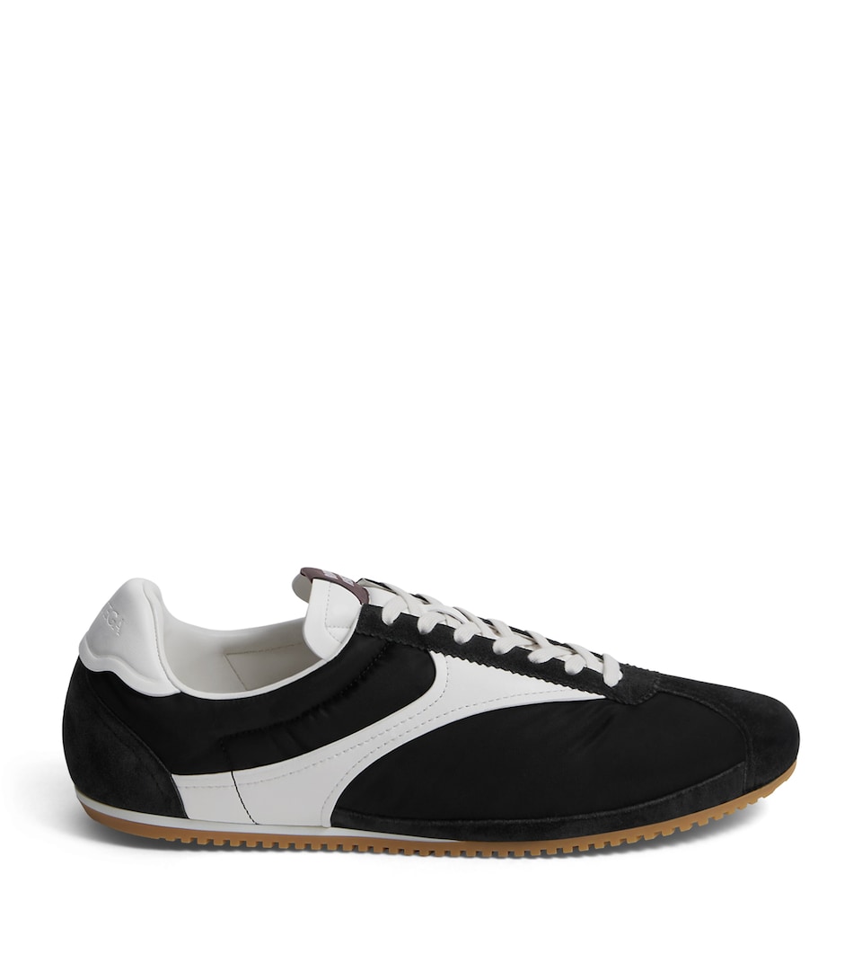 Bottega Veneta Suede-Nylon Shot Sneakers