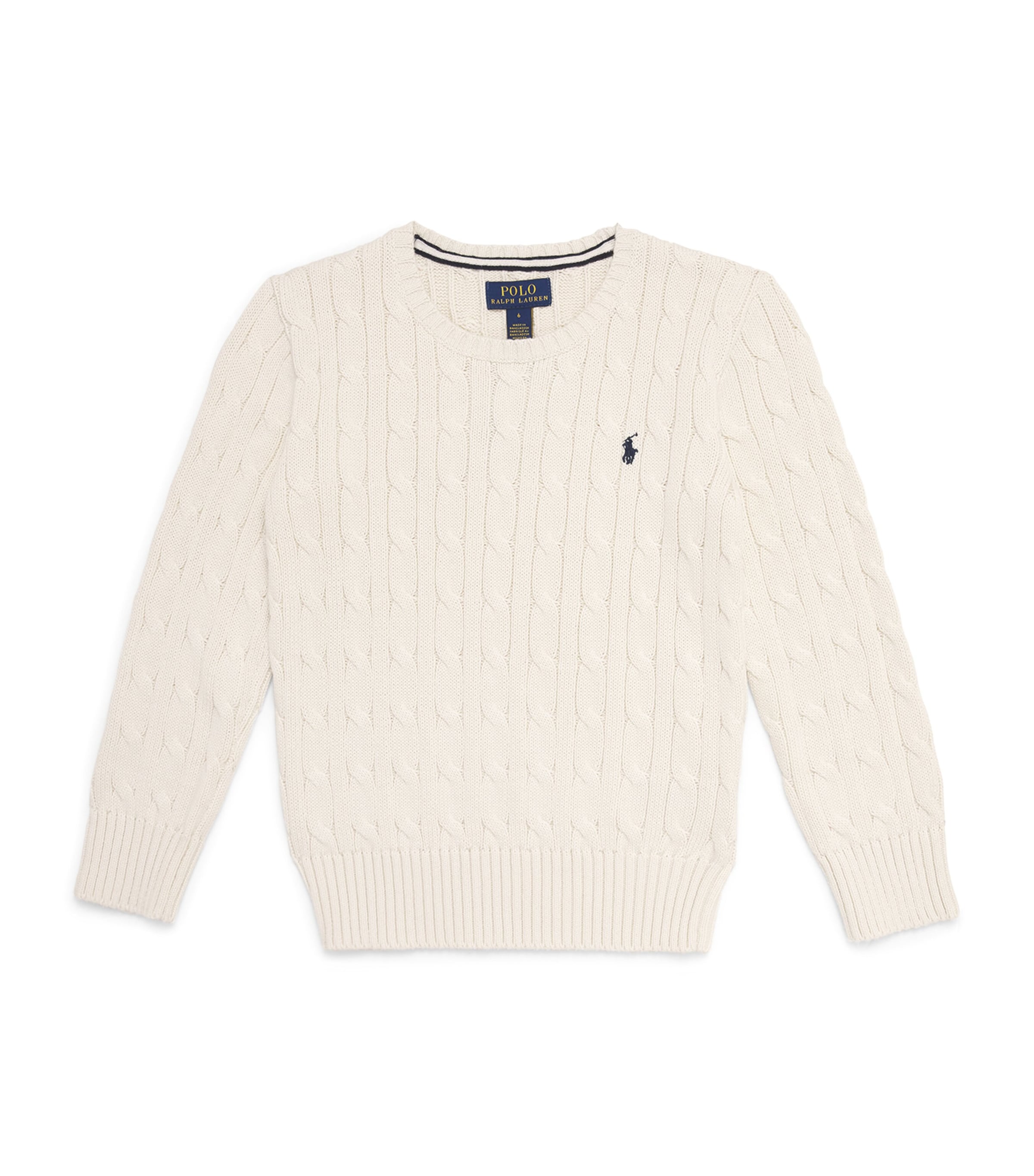 Ralph Lauren Kids Cotton Cable-Knit Sweater (2-7 Years) Nevis