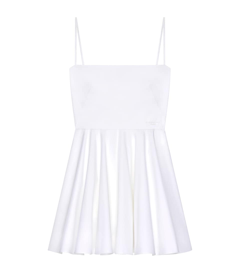 Givenchy Womens Cotton Mini Dress White