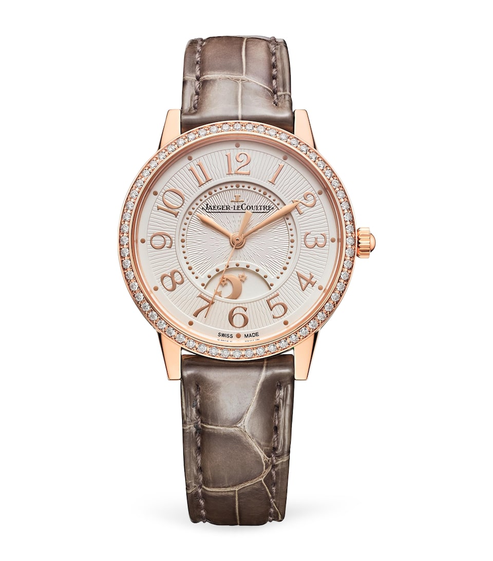 Jaeger-LeCoultre Medium Rose Gold Rendez-Vous Night & Day Watch 34mm Pink Gold