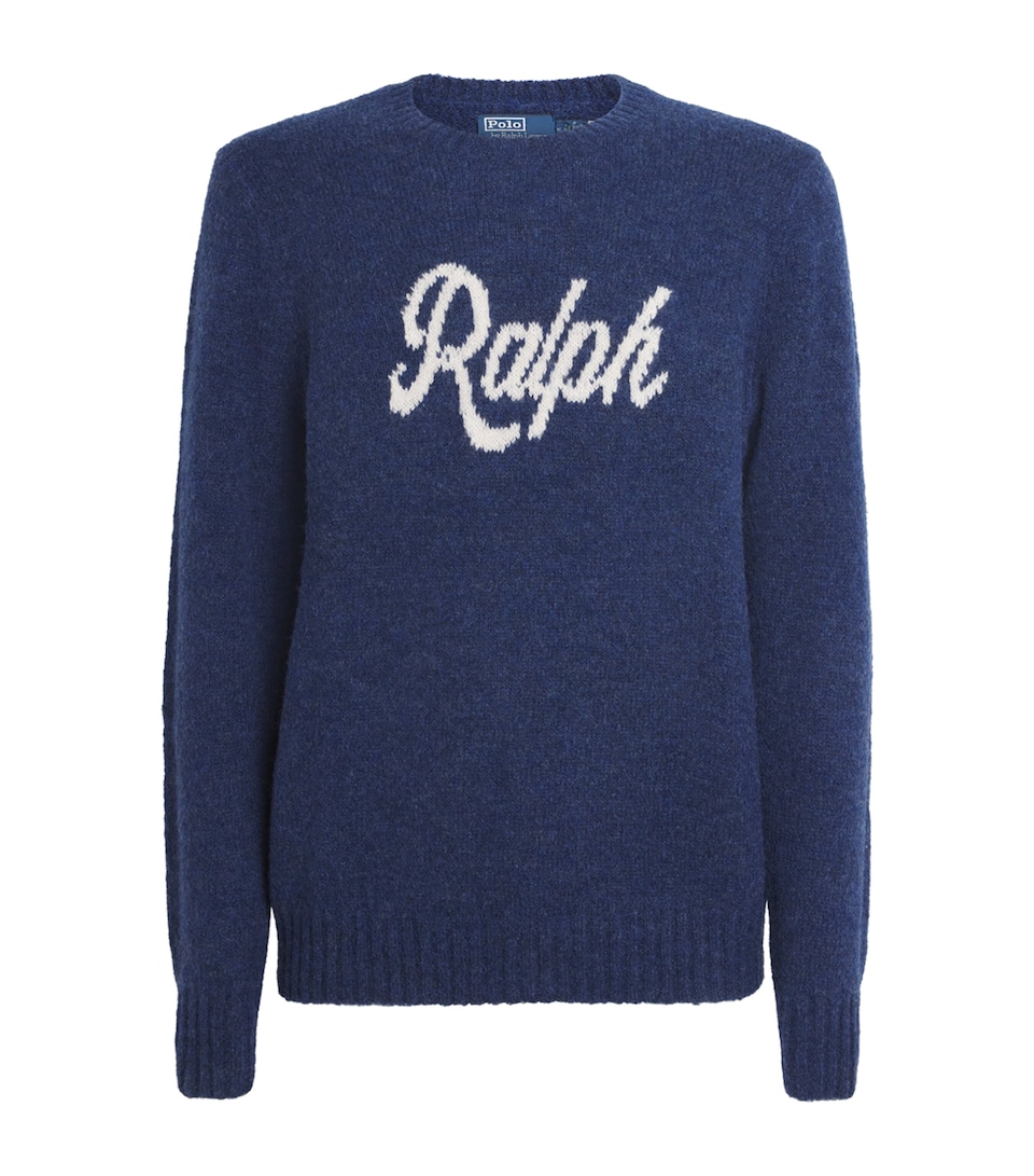 Wool-Blend Logo Sweater