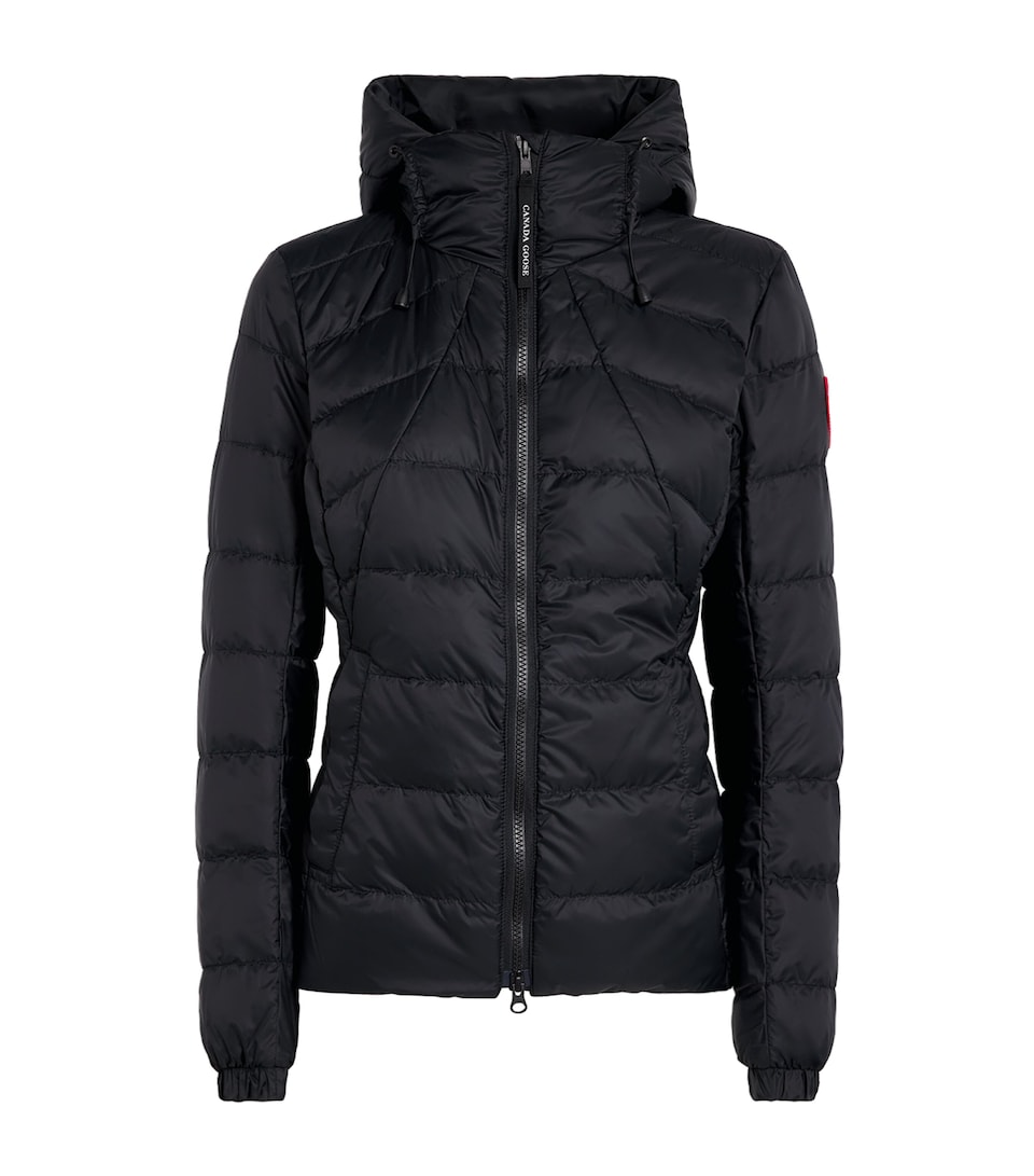 Canada Goose Womens Down-Filled Abbott Jacket Black