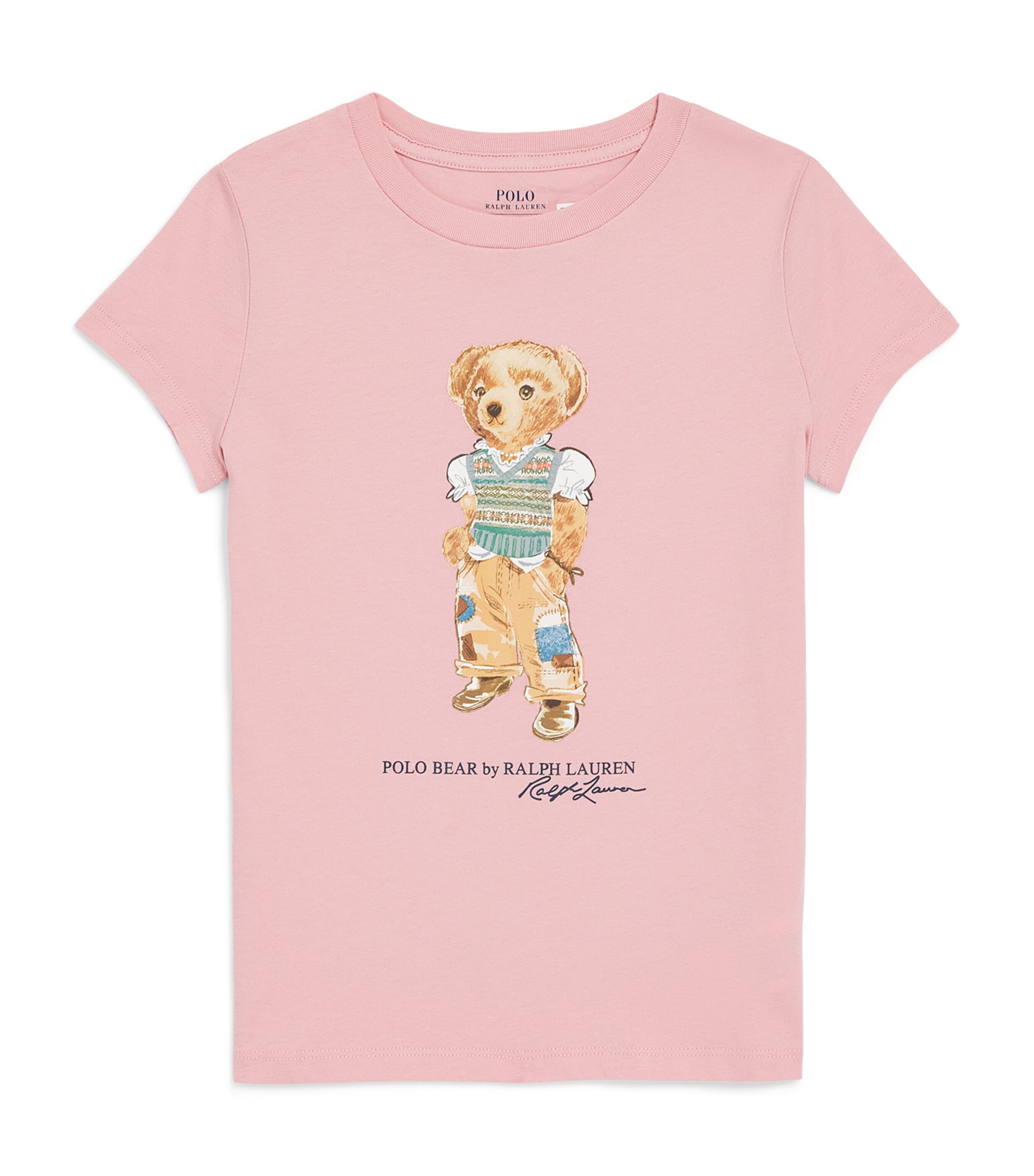 Ralph Lauren Kids Polo Bear T-Shirt (7-14 Years) Adirondack Rose
