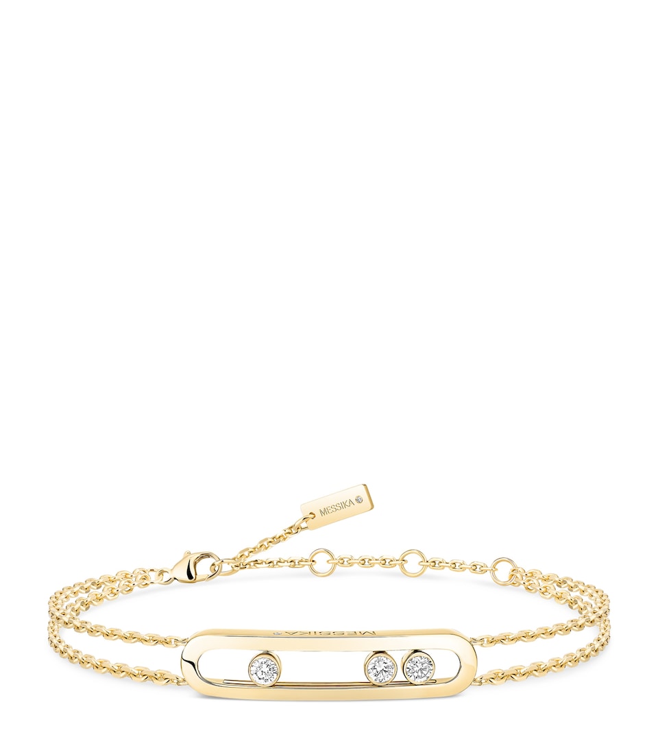 Messika Move Classique Yellow Gold and Diamond Bracelet (0.24ct) Yellow Gold