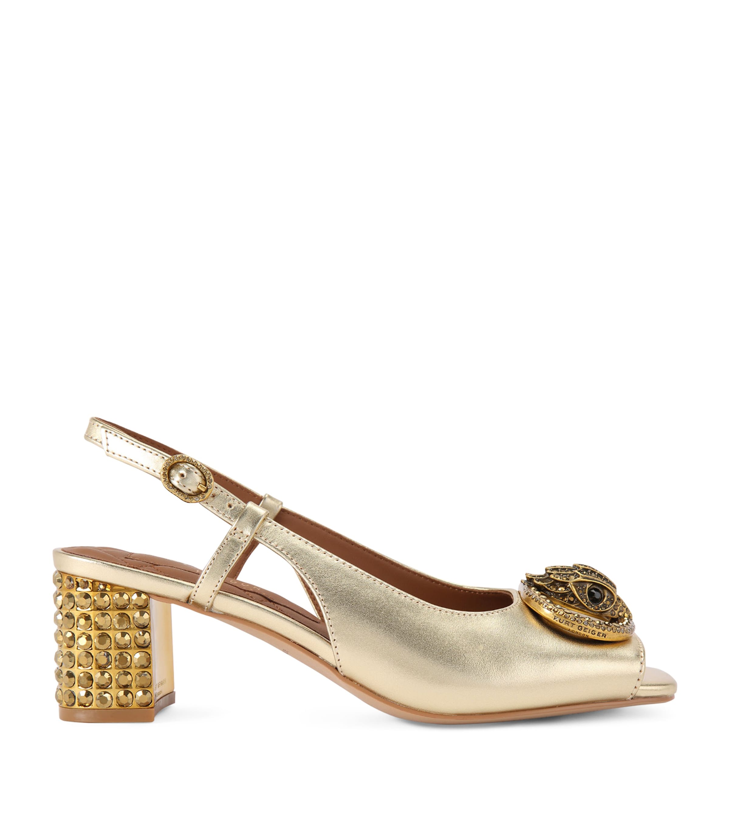 Leather Chelsea Slingback Pumps