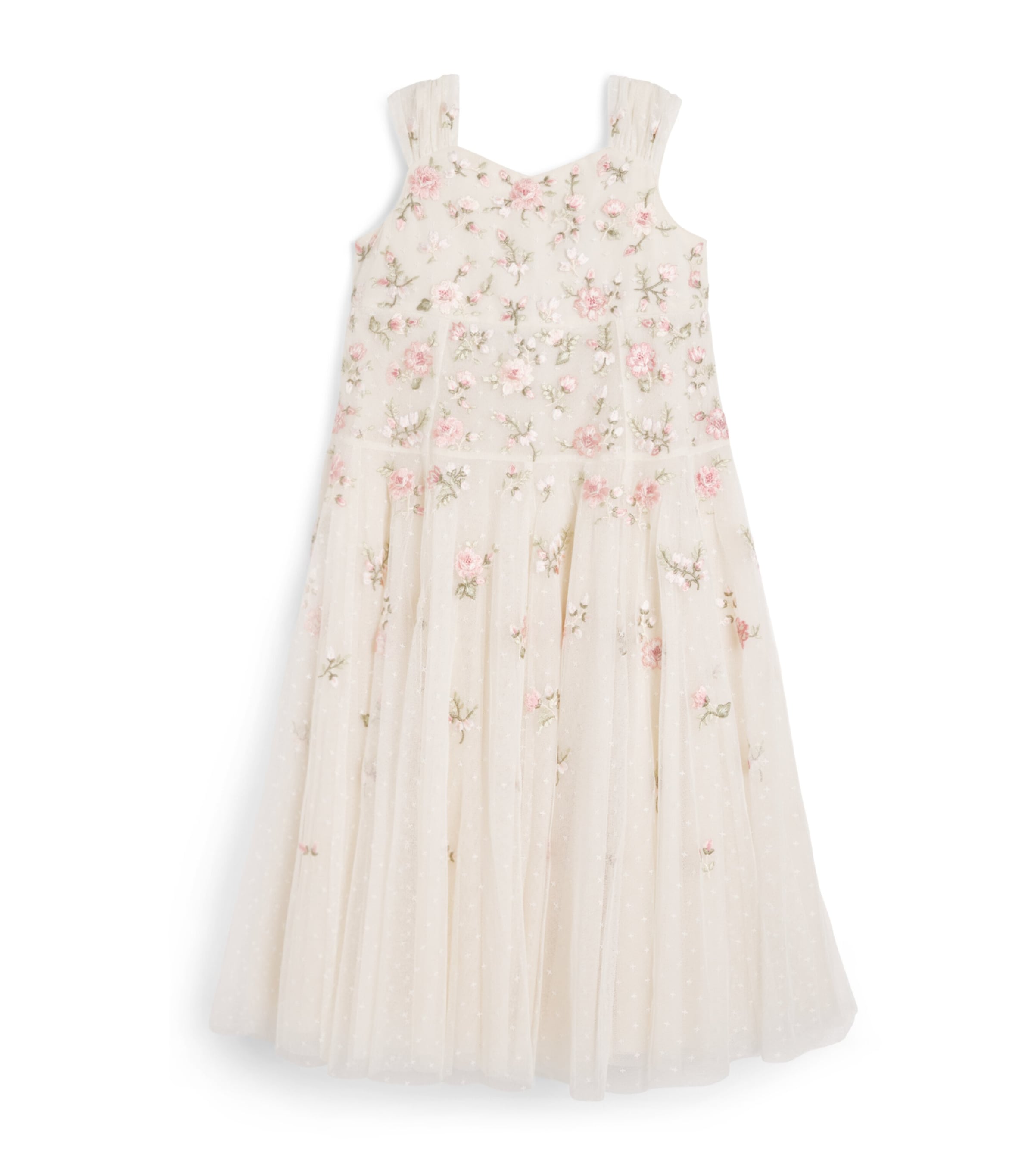 Needle & Thread Tulle Mayflower Ditsy Dress (4-6 Years) Cream/multi